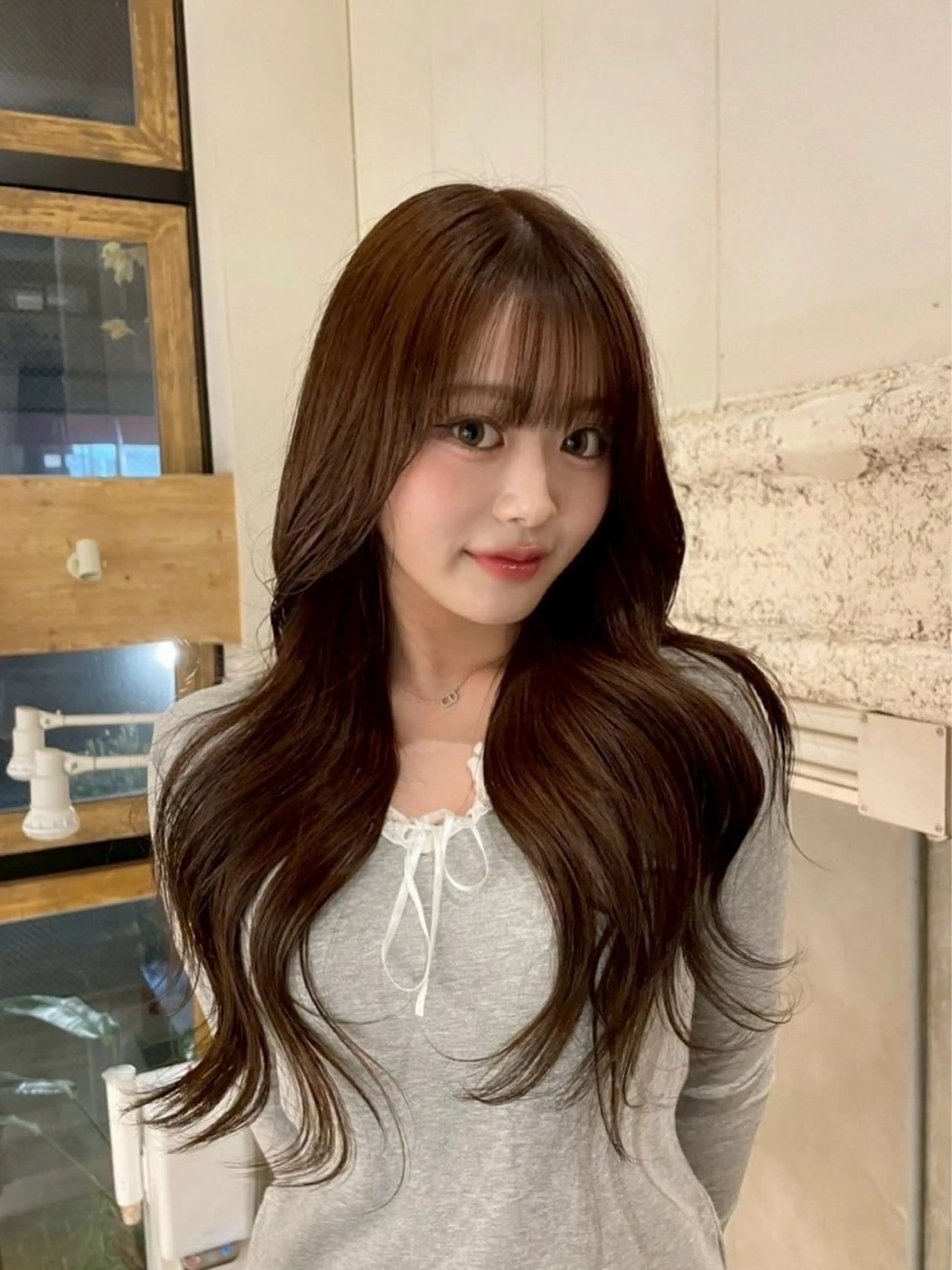 カラー 北堀江/ストレート /ブリーチ/じゅきのヘアスタイル