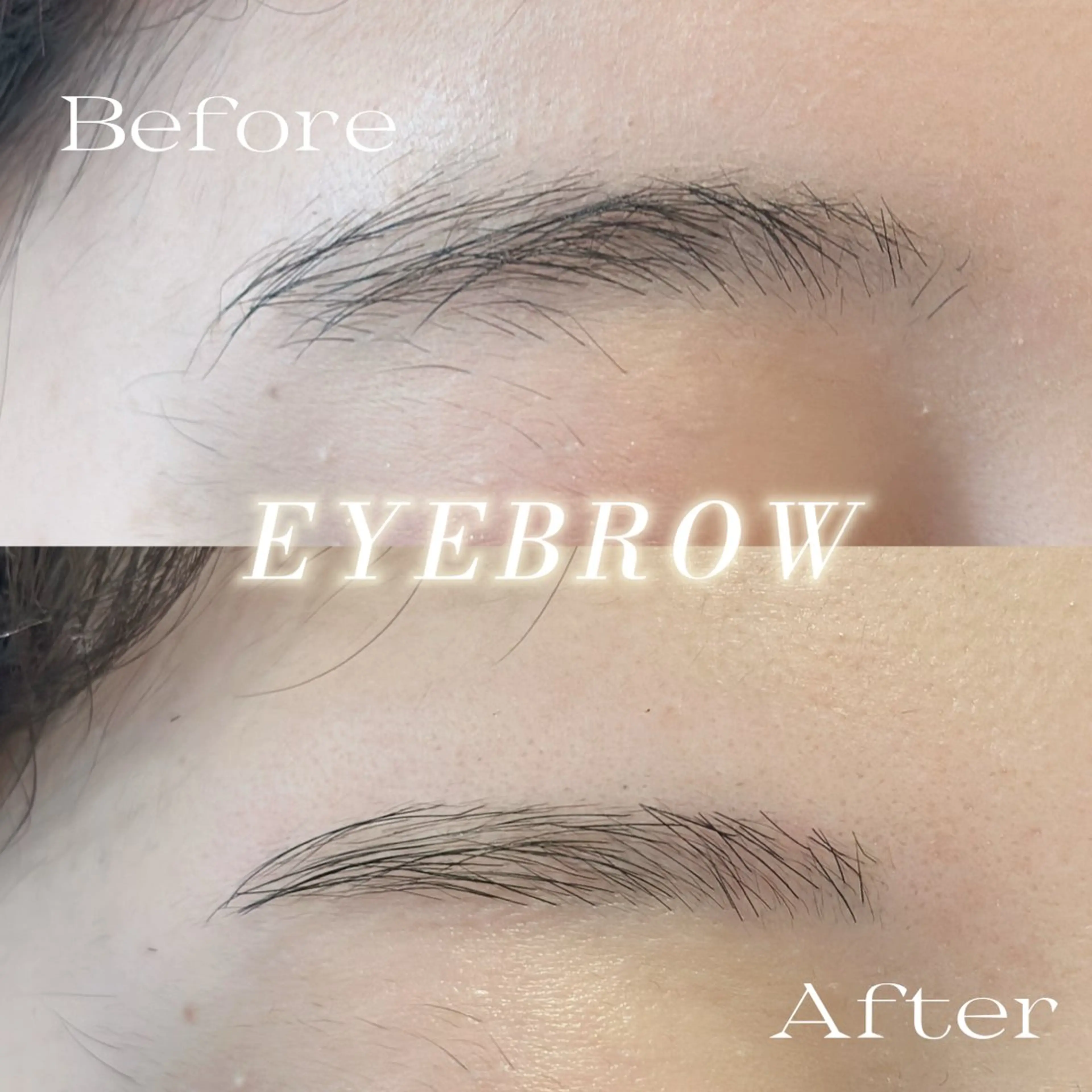 アイブロウ 眉毛ワックス脱毛 瞳に光が入るパーマ /パリエク🎀キラのマツエク・マツパデザイン