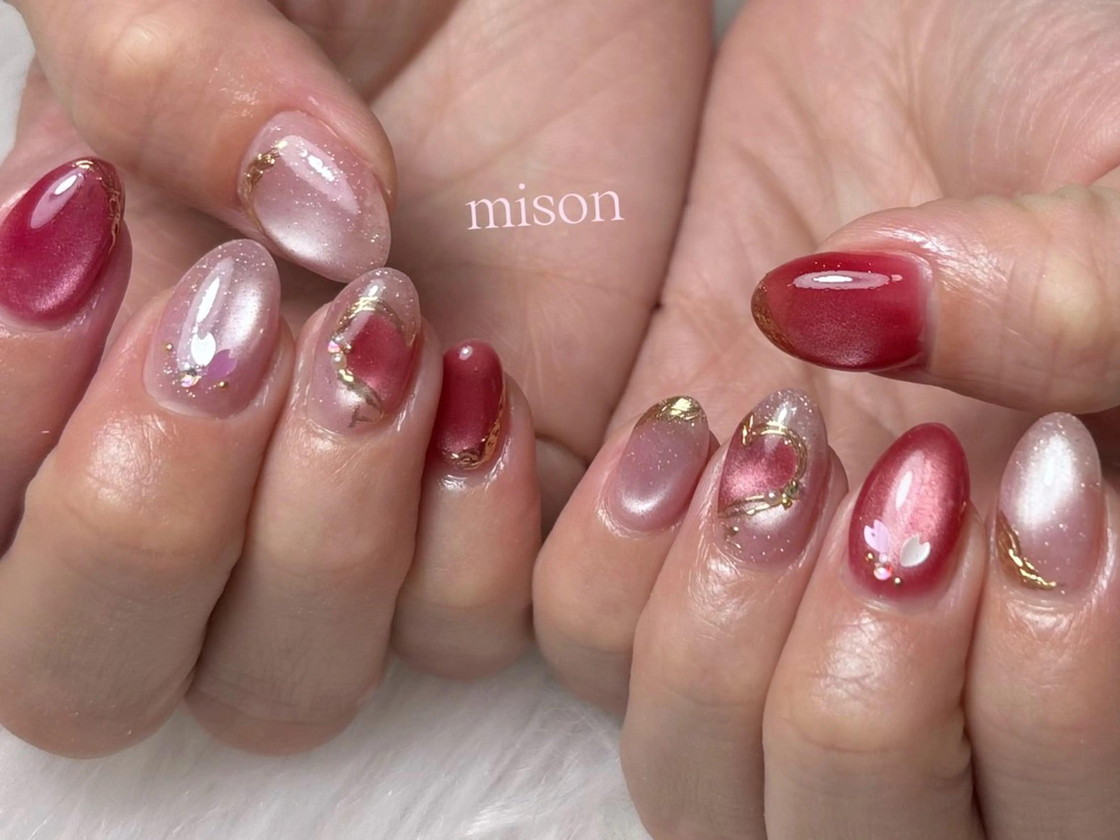 ネイル mison 安形友花のネイルデザイン