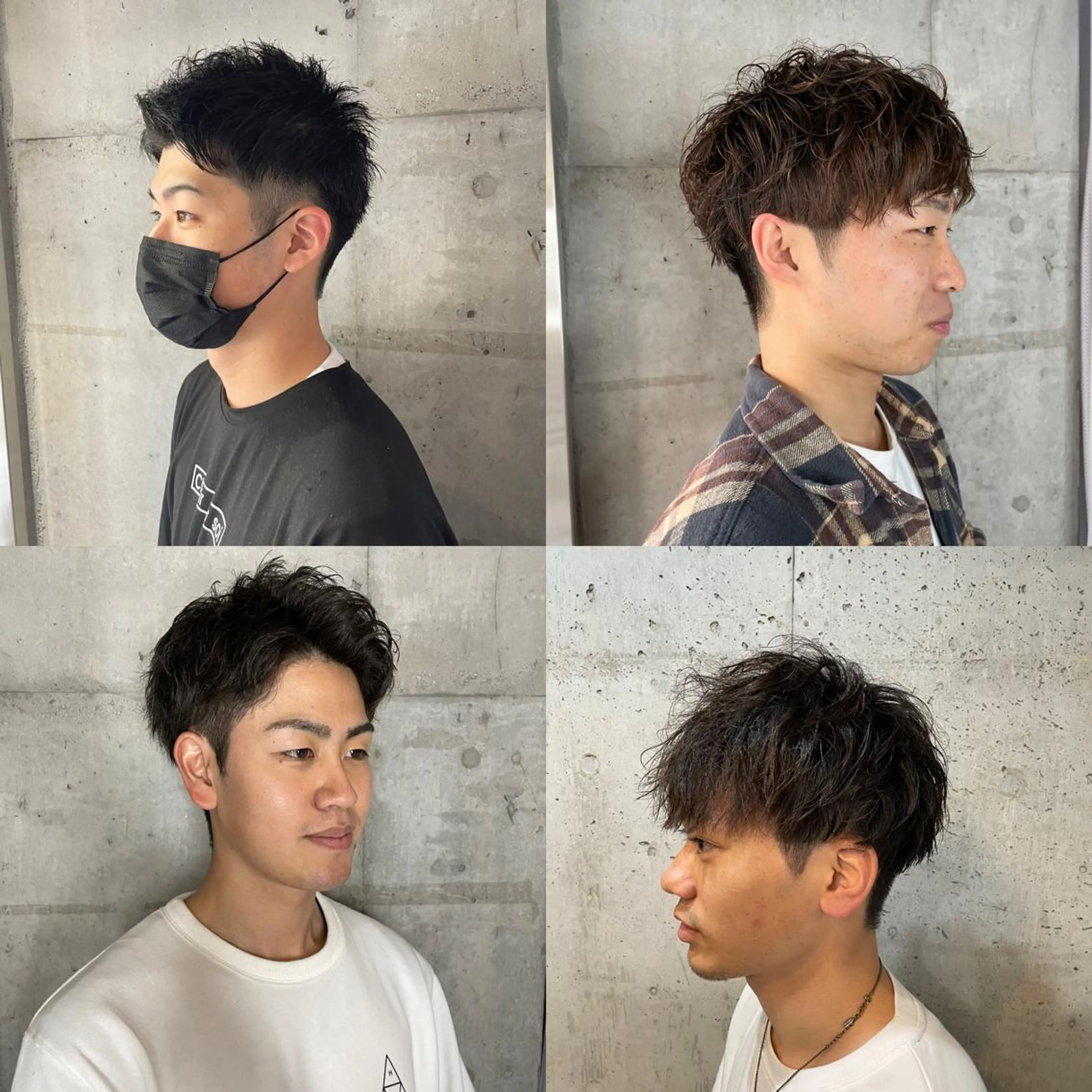 メンズ マッシュ メンズパーマ メンズツイストパーマ ツーブロック 刈り上げ カット ヘアセット 心斎橋/メンズ /ルレイル/地形真希のヘアスタイル