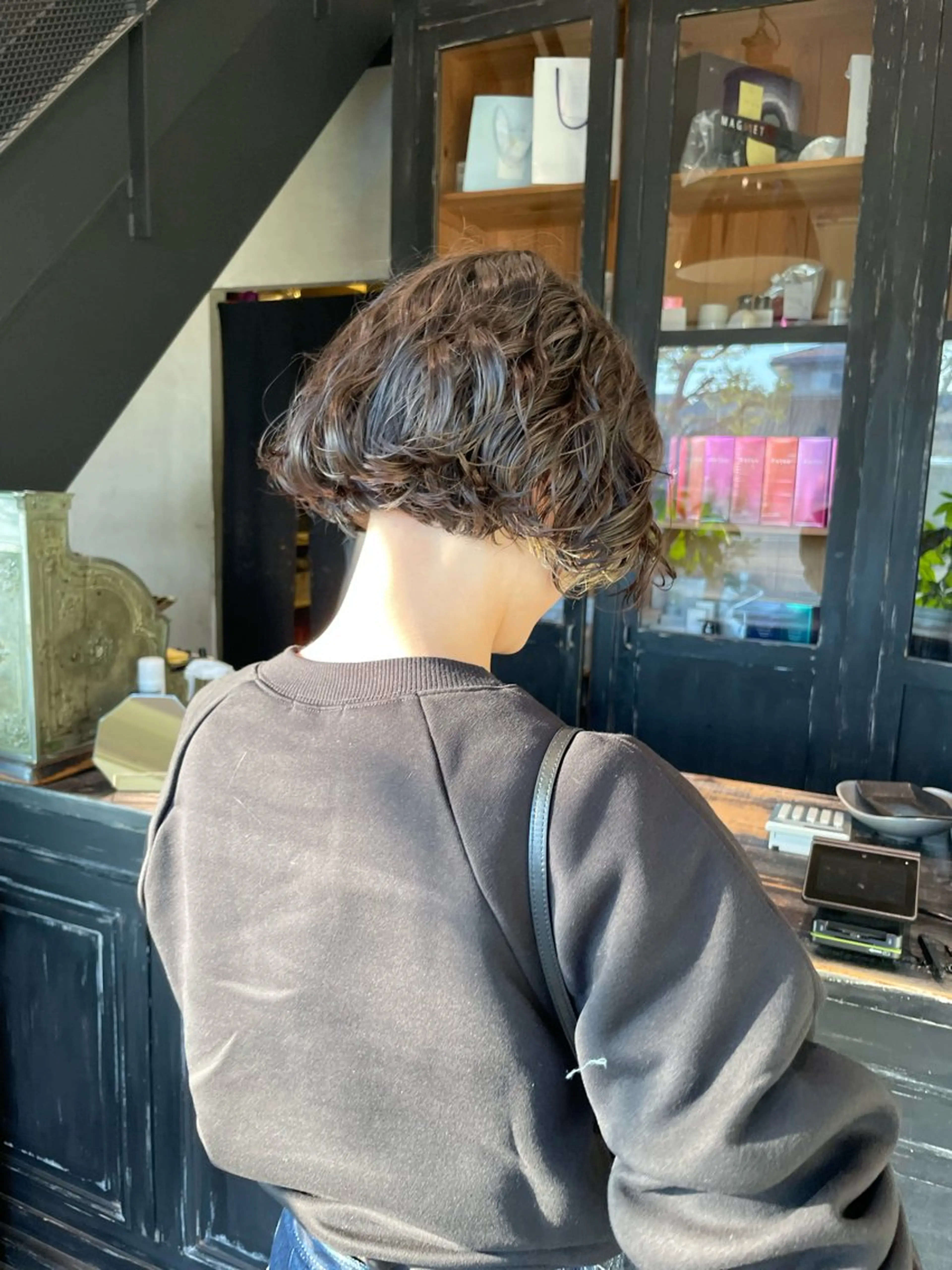 ショート パーマ 山本  弦生のヘアスタイル