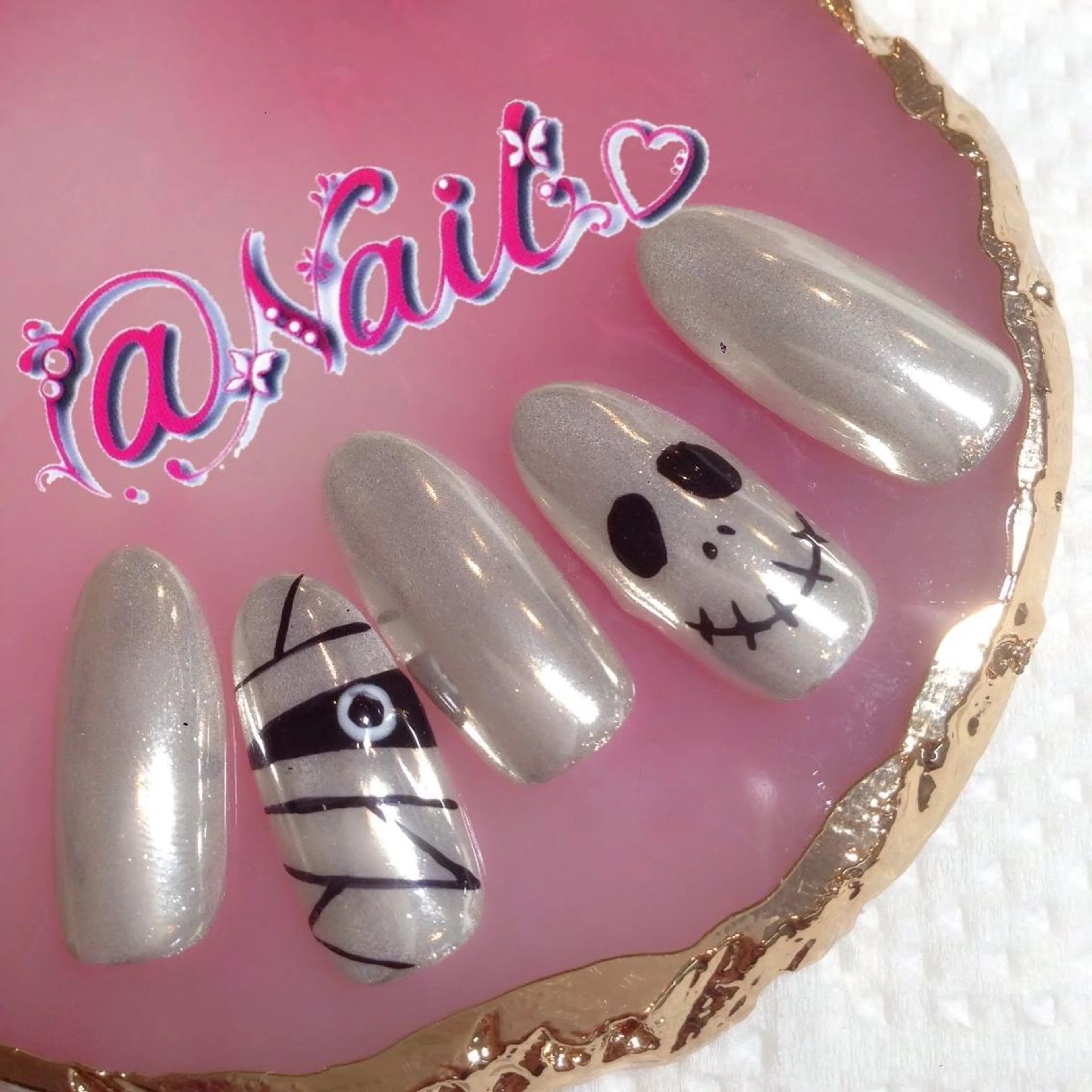 ネイル ネイルチップ 小尾 栞のネイルデザイン