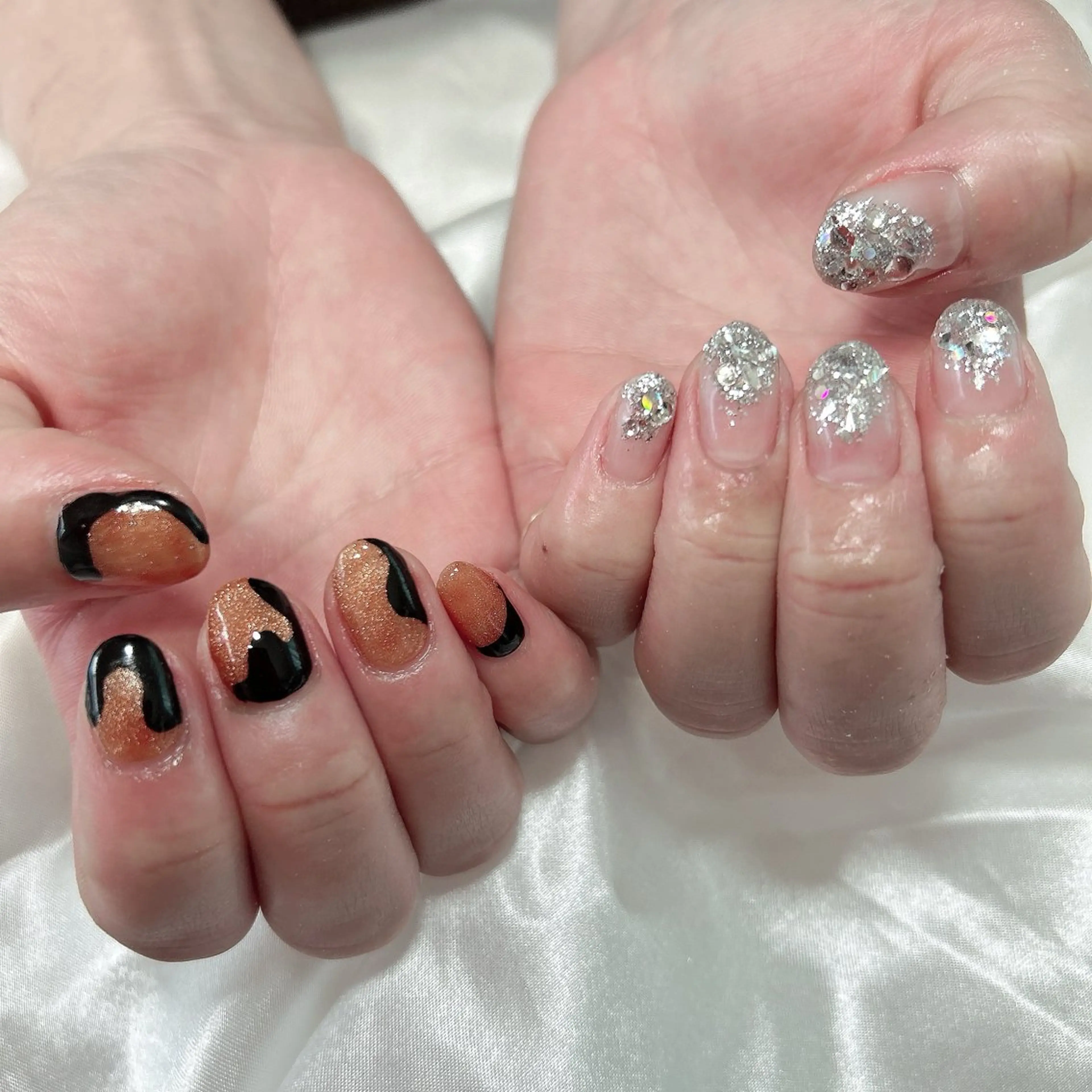 ネイル アートネイル 持ち込み スカルプネイル シンプルネイル ハンドネイル フットネイル Adite nailのネイルデザイン