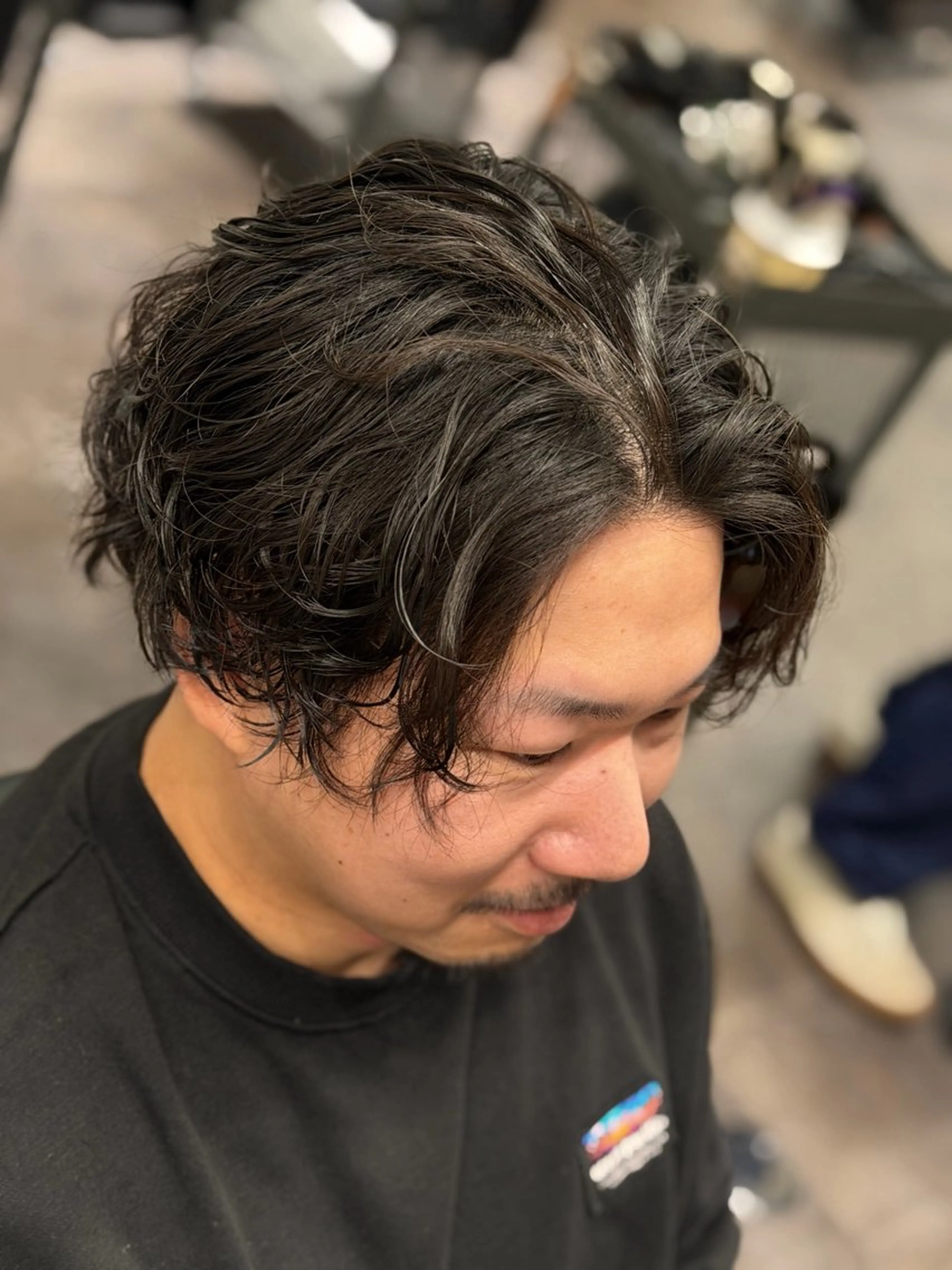 ミディアム 横浜BARBER 宇田海斗のヘアスタイル