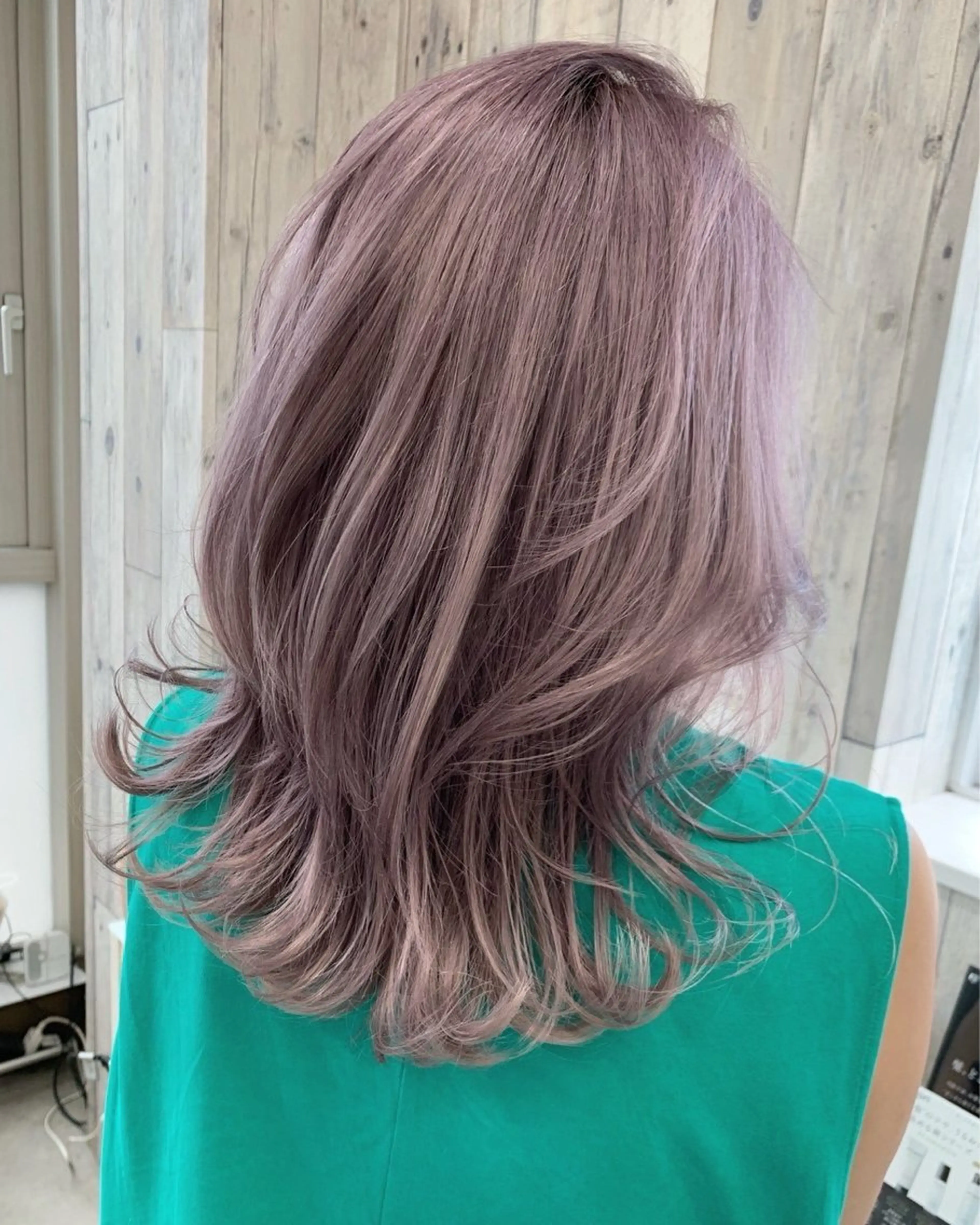 ミディアム カラー ヘアカラー 大平 琶月のヘアスタイル