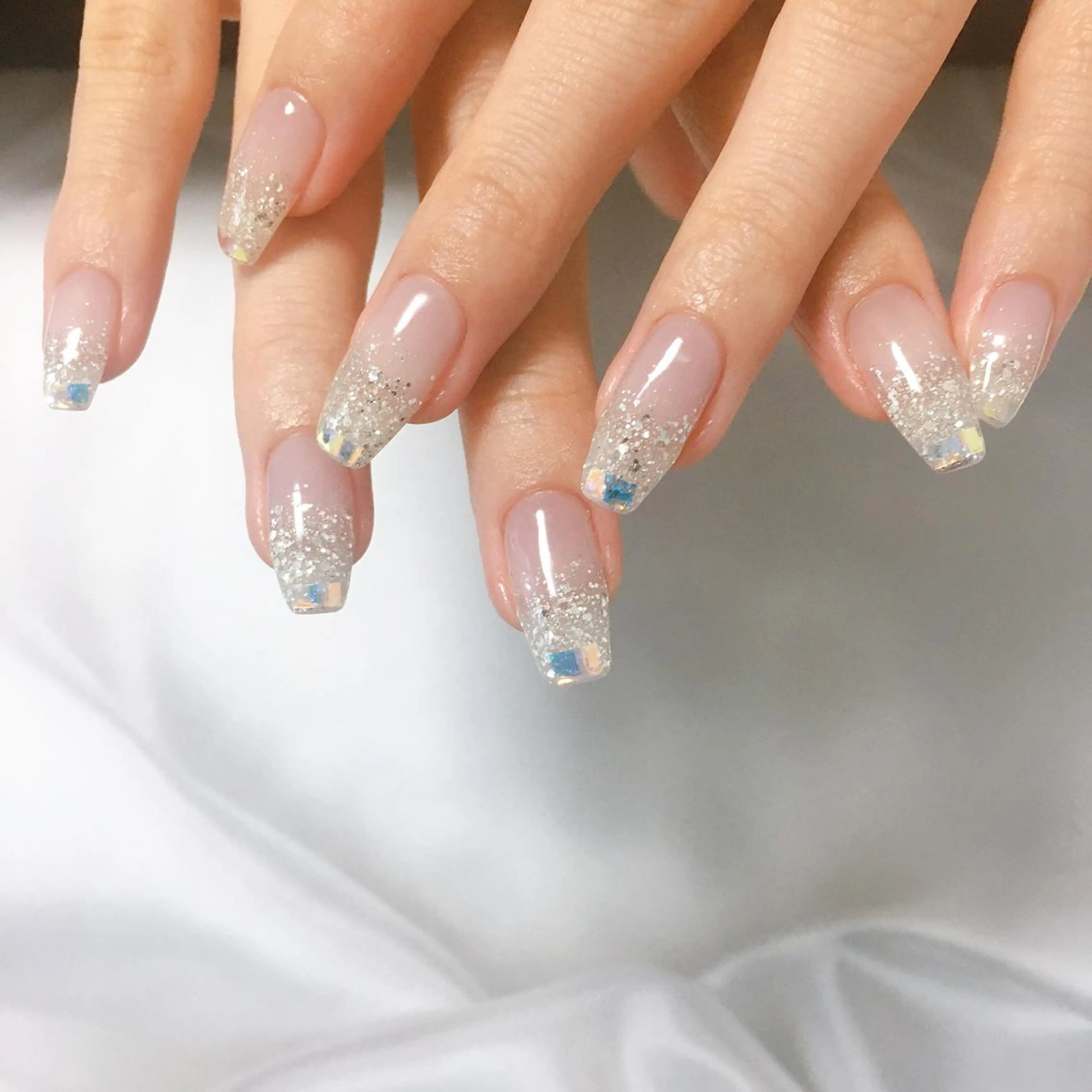 ネイル 氷ネイル・うるうるネイル ハンドネイル nailsalon Asryのネイルデザイン