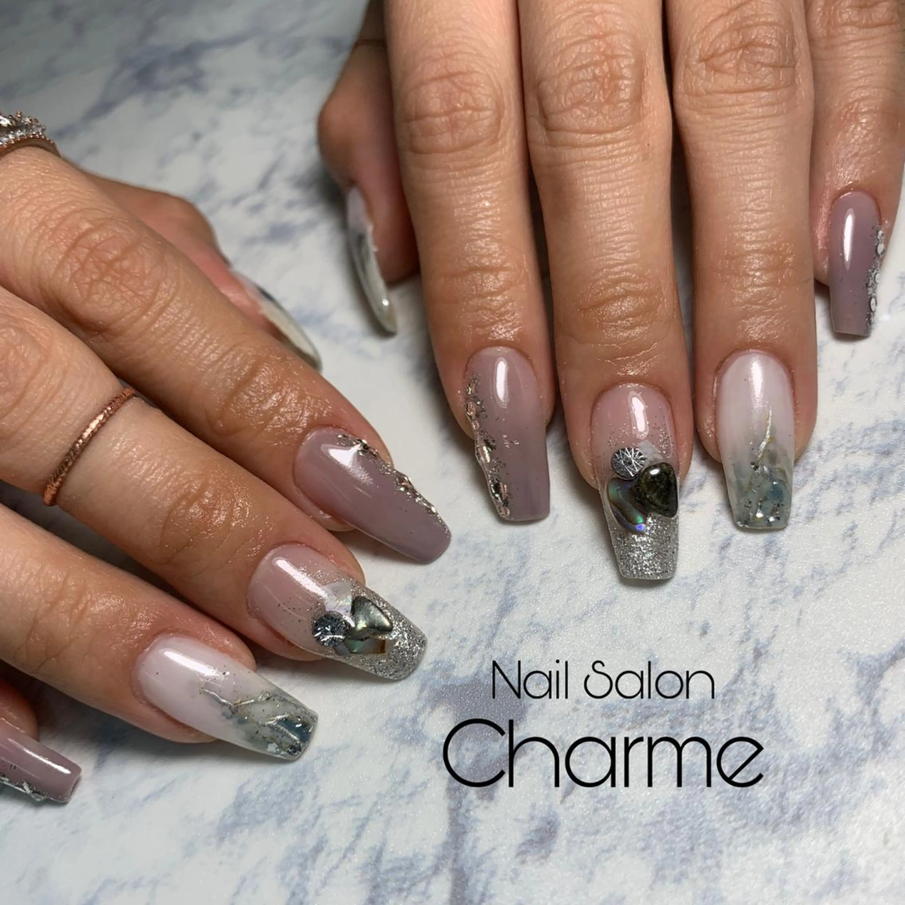 ネイル NailSalon Charmeのネイルデザイン