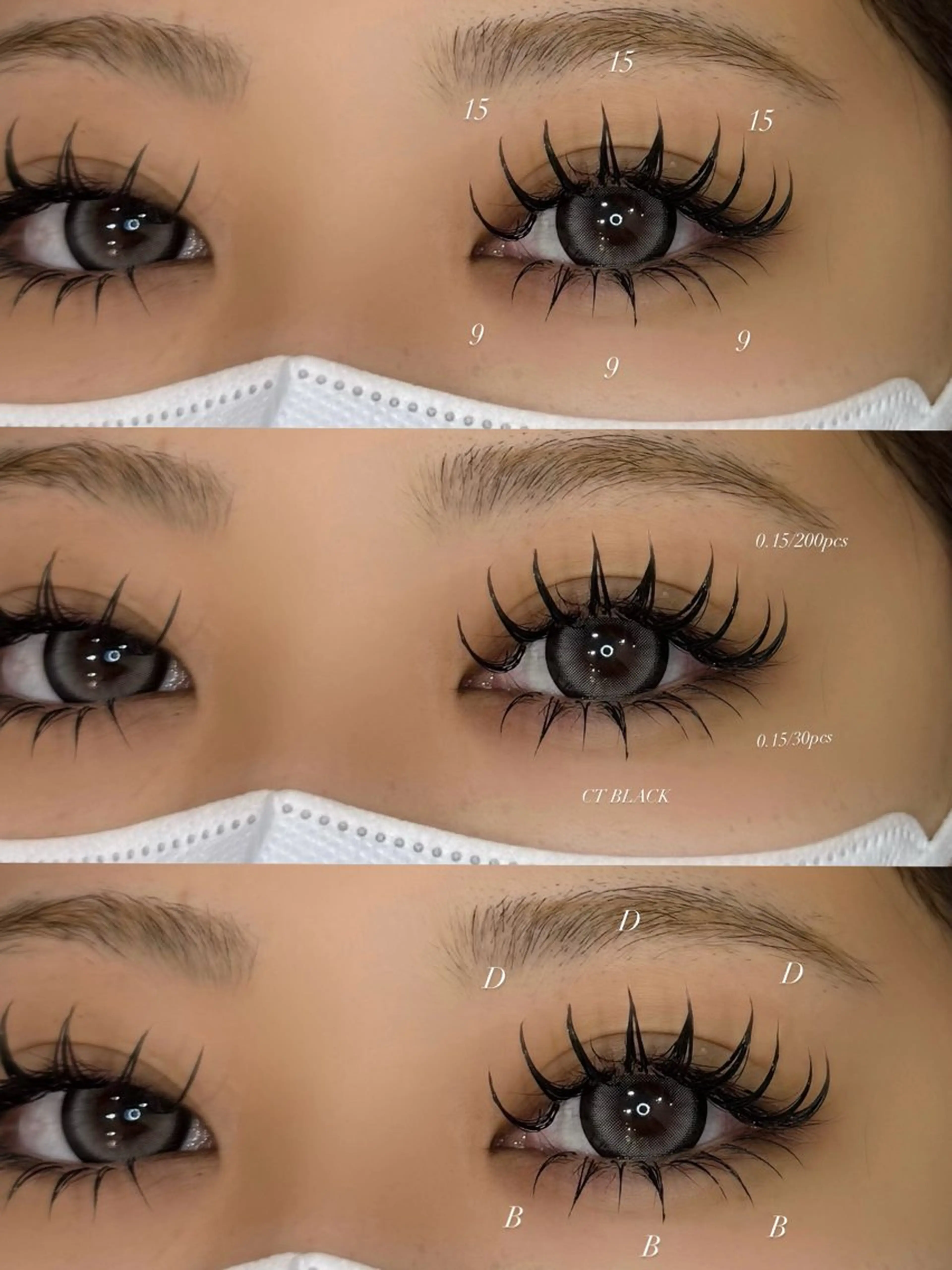 マツエク・マツパ TANAKA FUKAのマツエク・マツパデザイン