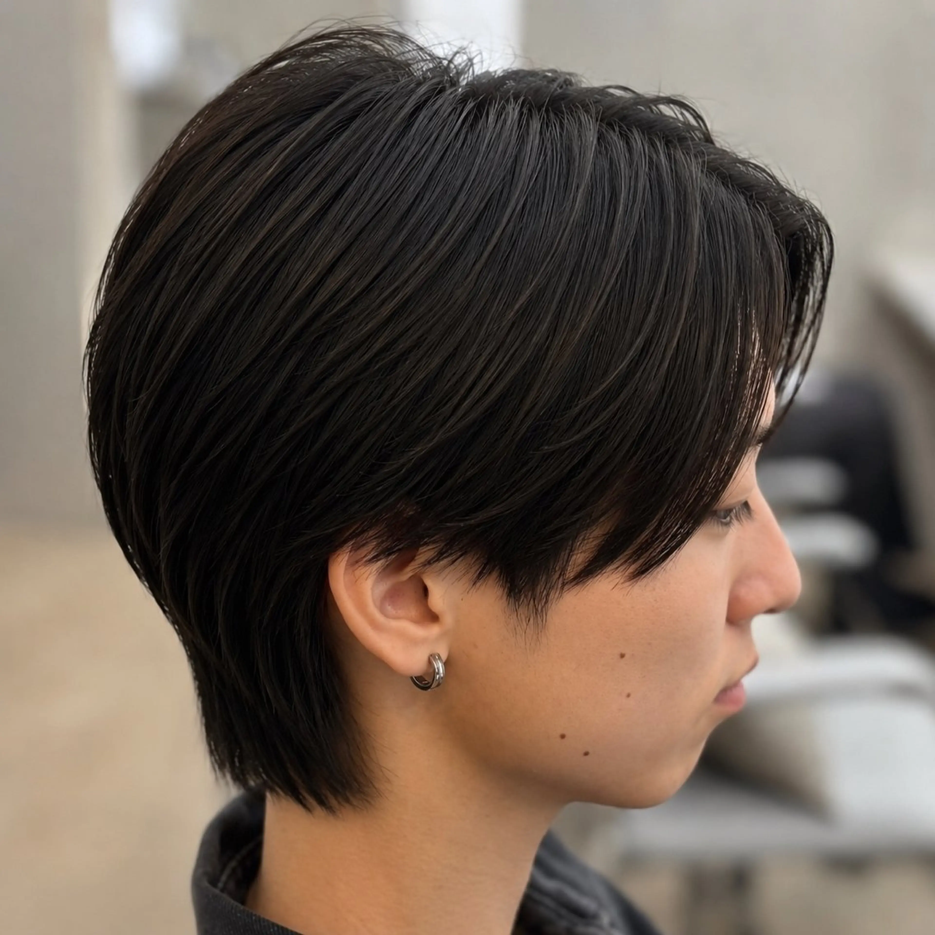 メンズ カット シースルーマッシュ 🍒毛流れ🖤アヤネのヘアスタイル