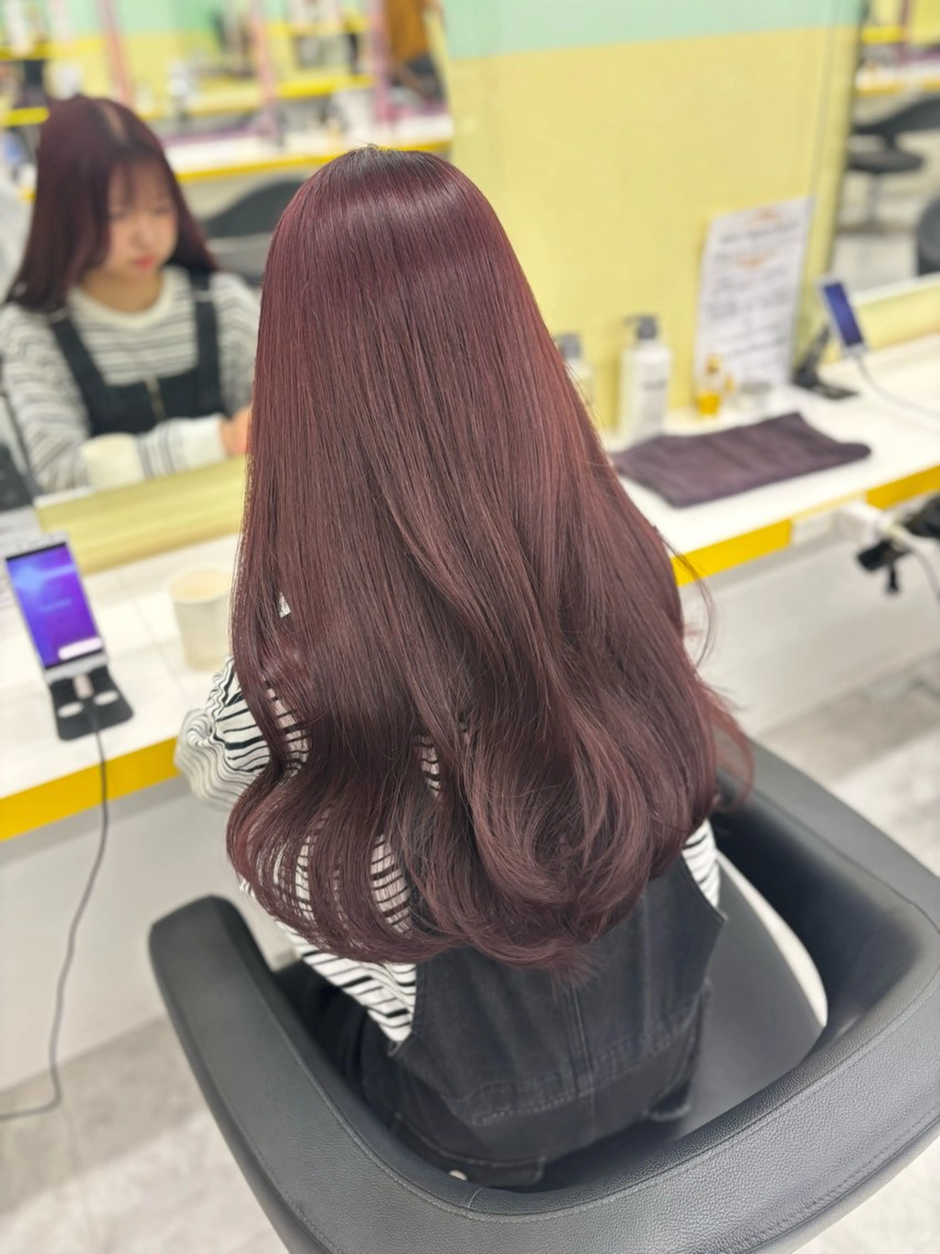 ロング 髪質改善 ヘアカラー 韓流トレンドヘア 🎀RINAKO🎀のヘアスタイル