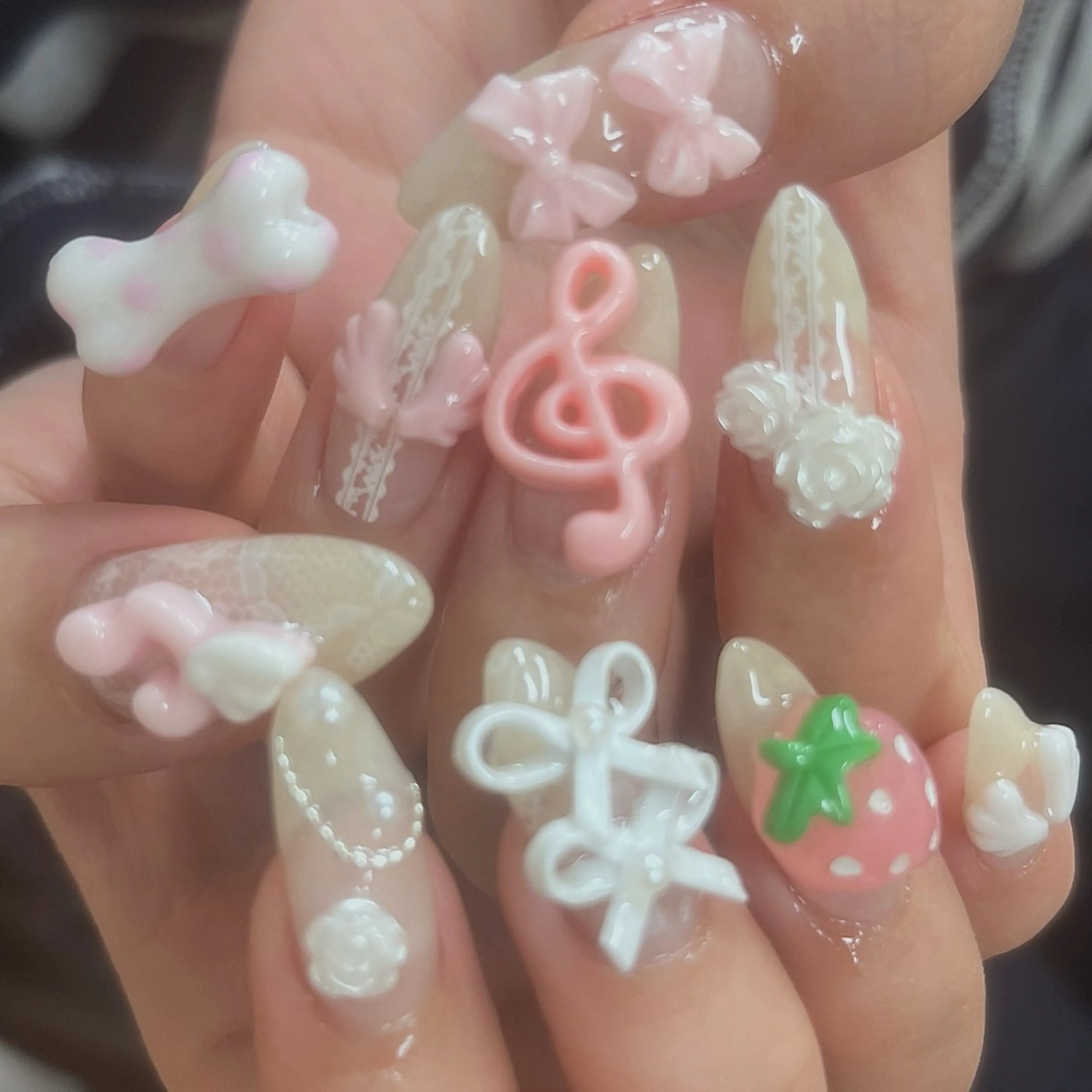 リピーター様 / 120分アート放題 / 持ち込み◎3Dパーツご相談ください🍓の写真