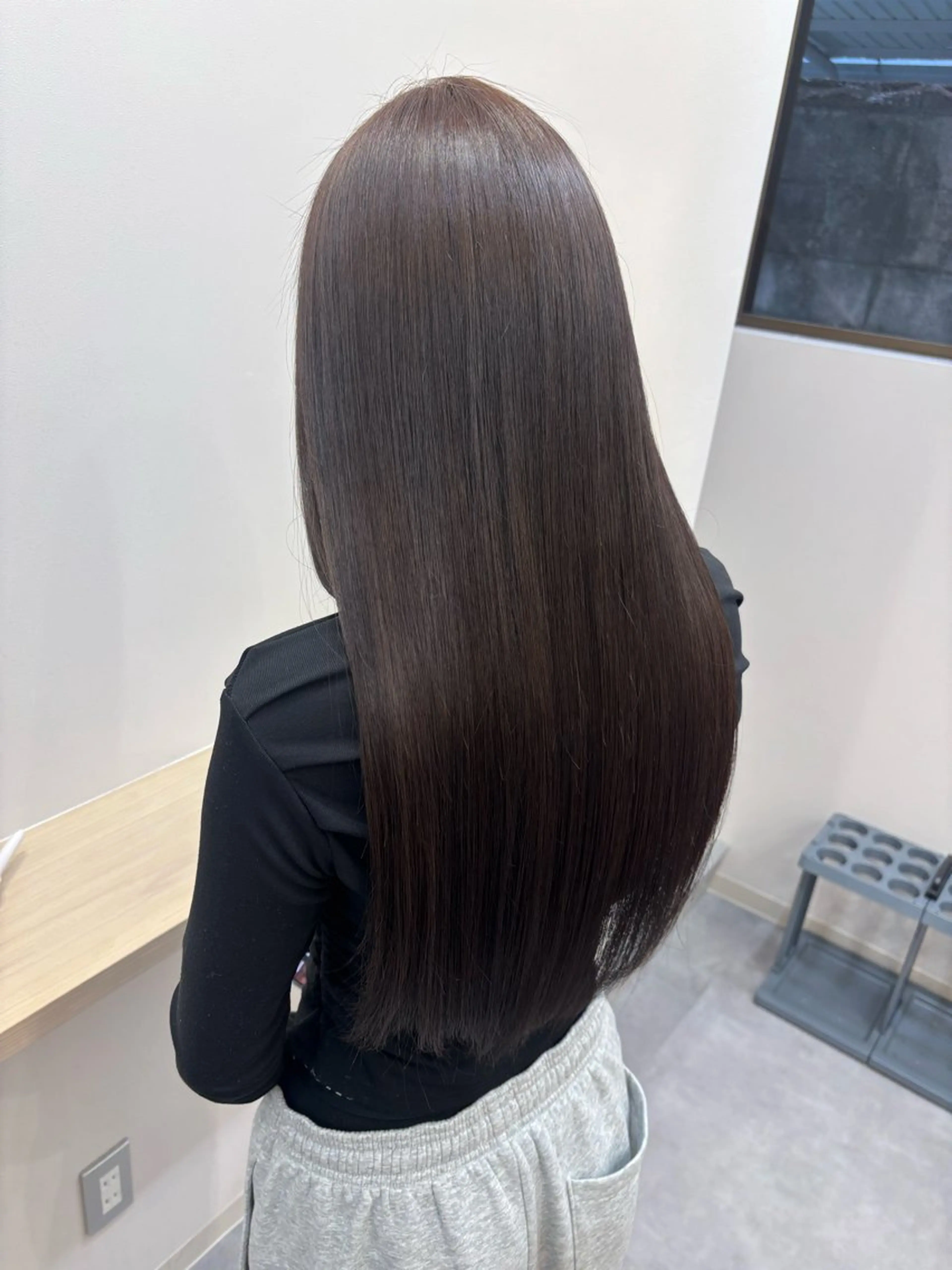 ロング トリートメント ヘアカラー トリートメント とき/髪質改善/透明 感カラー☘️のヘアスタイル