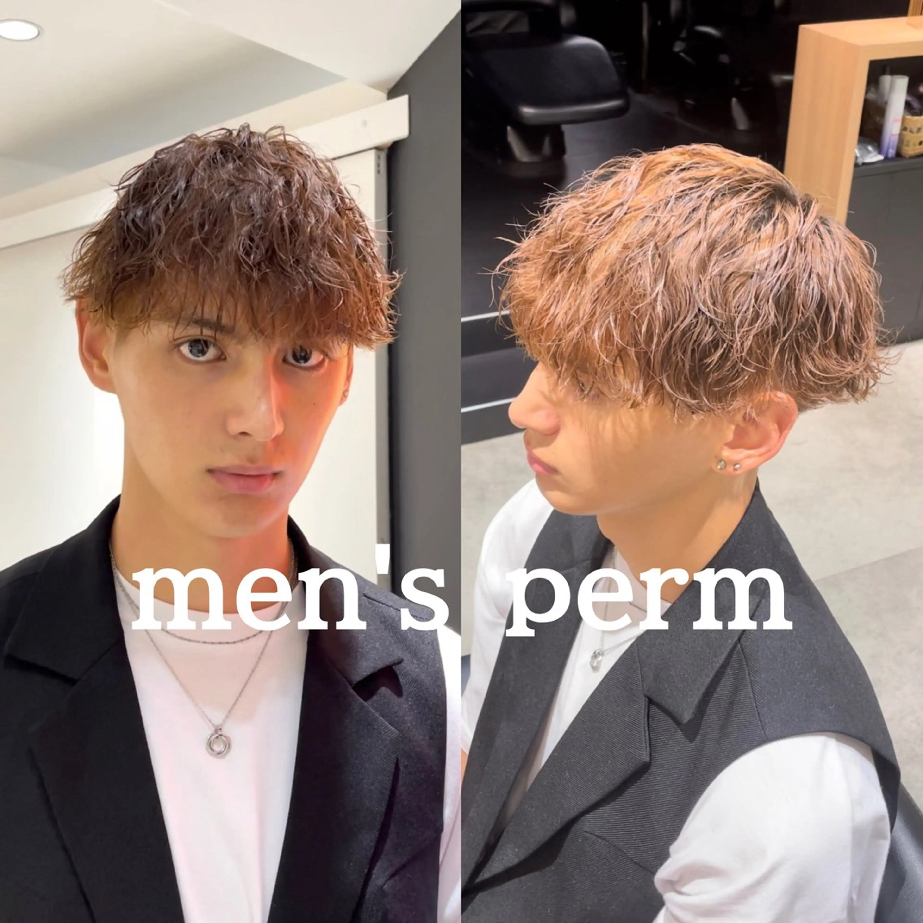 【⭐️minimo限定⭐️】メンズカット+似合わせパーマ（波巻パーマ等の特殊パーマ追加料金なし）の写真