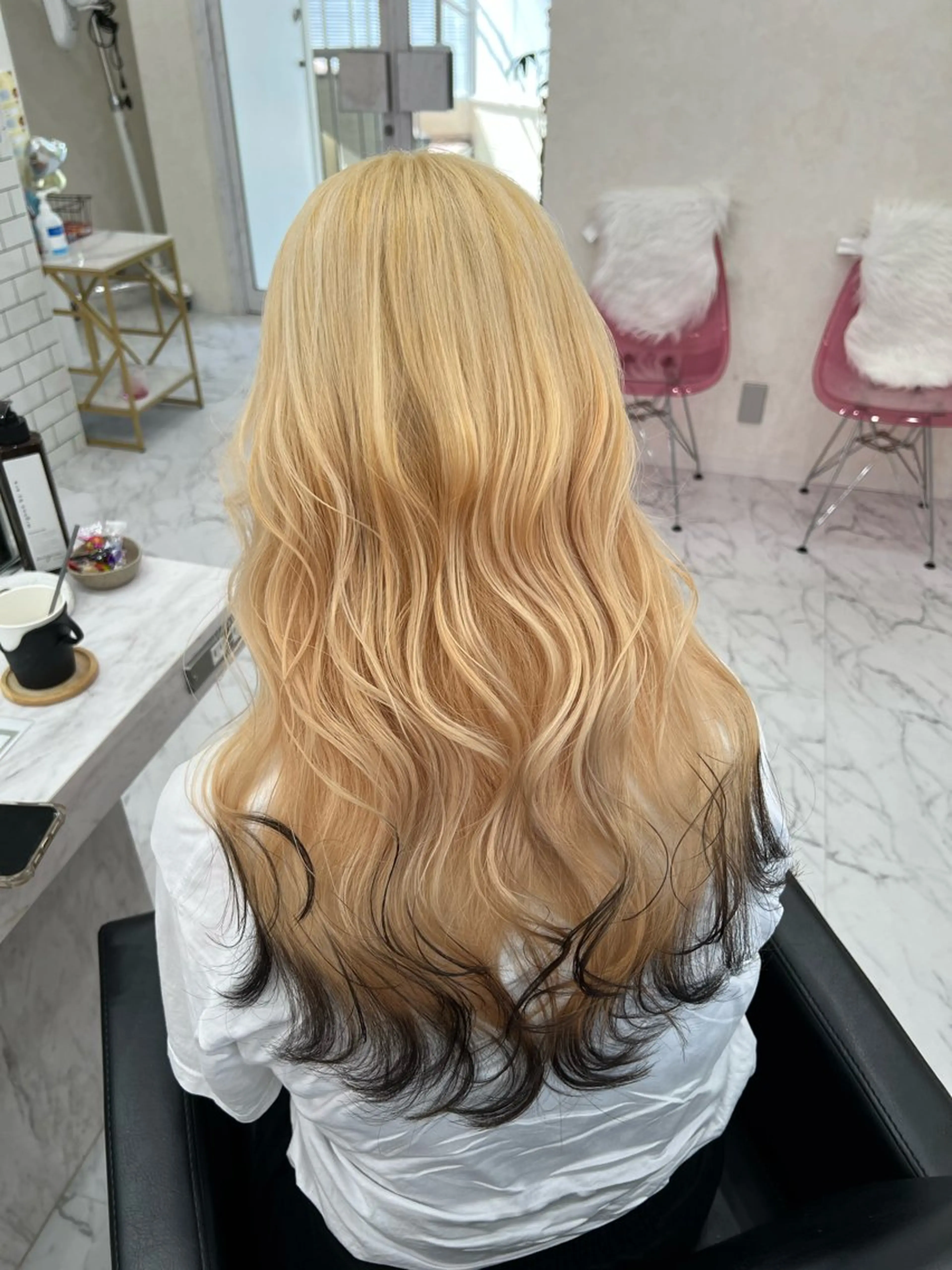 ロング 韓国風🫧艶カラー 💟ran💟のヘアスタイル