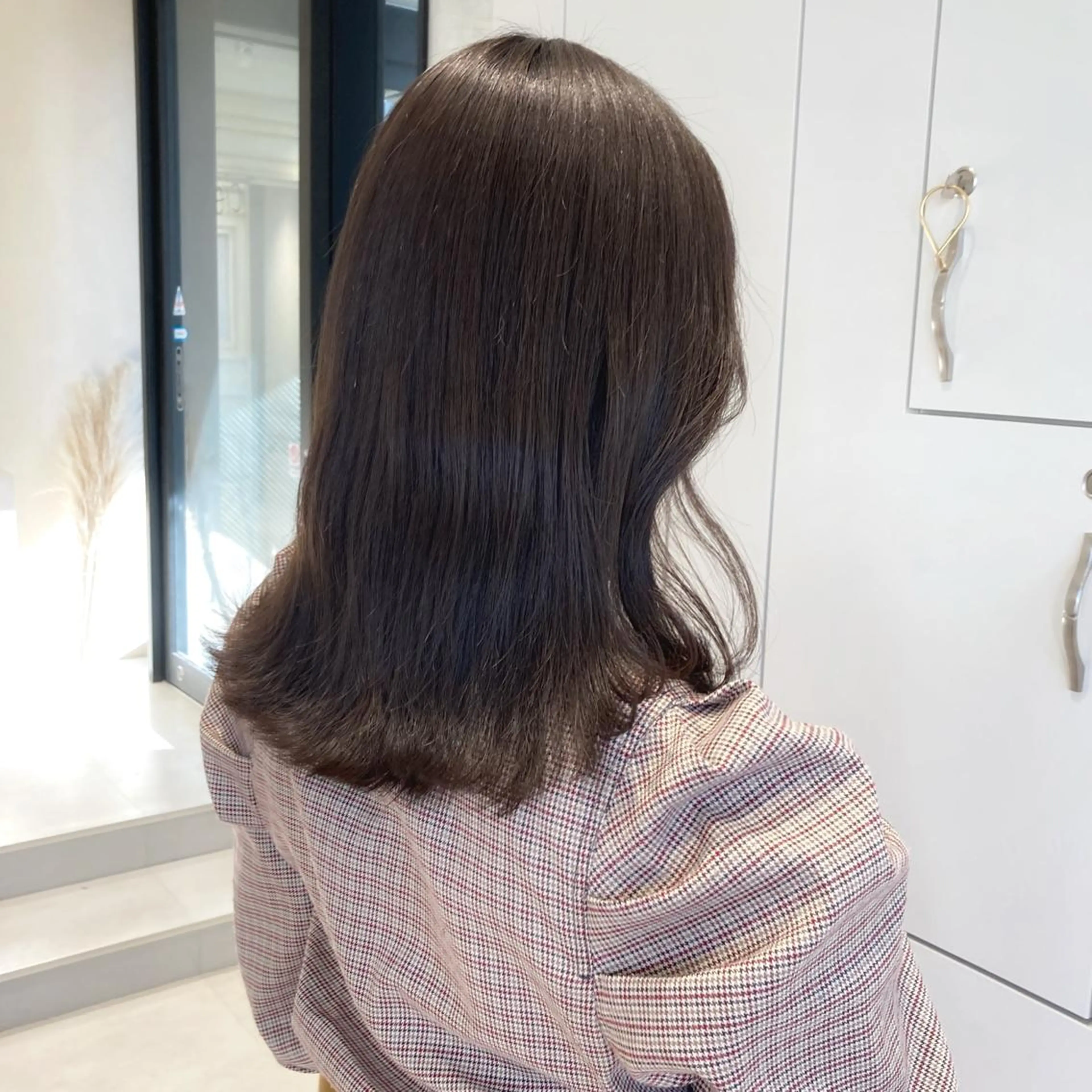 ミディアム カラー 透明感カラー グレージュ 髪質改善 トリートメント MURANAKA RYOのヘアスタイル