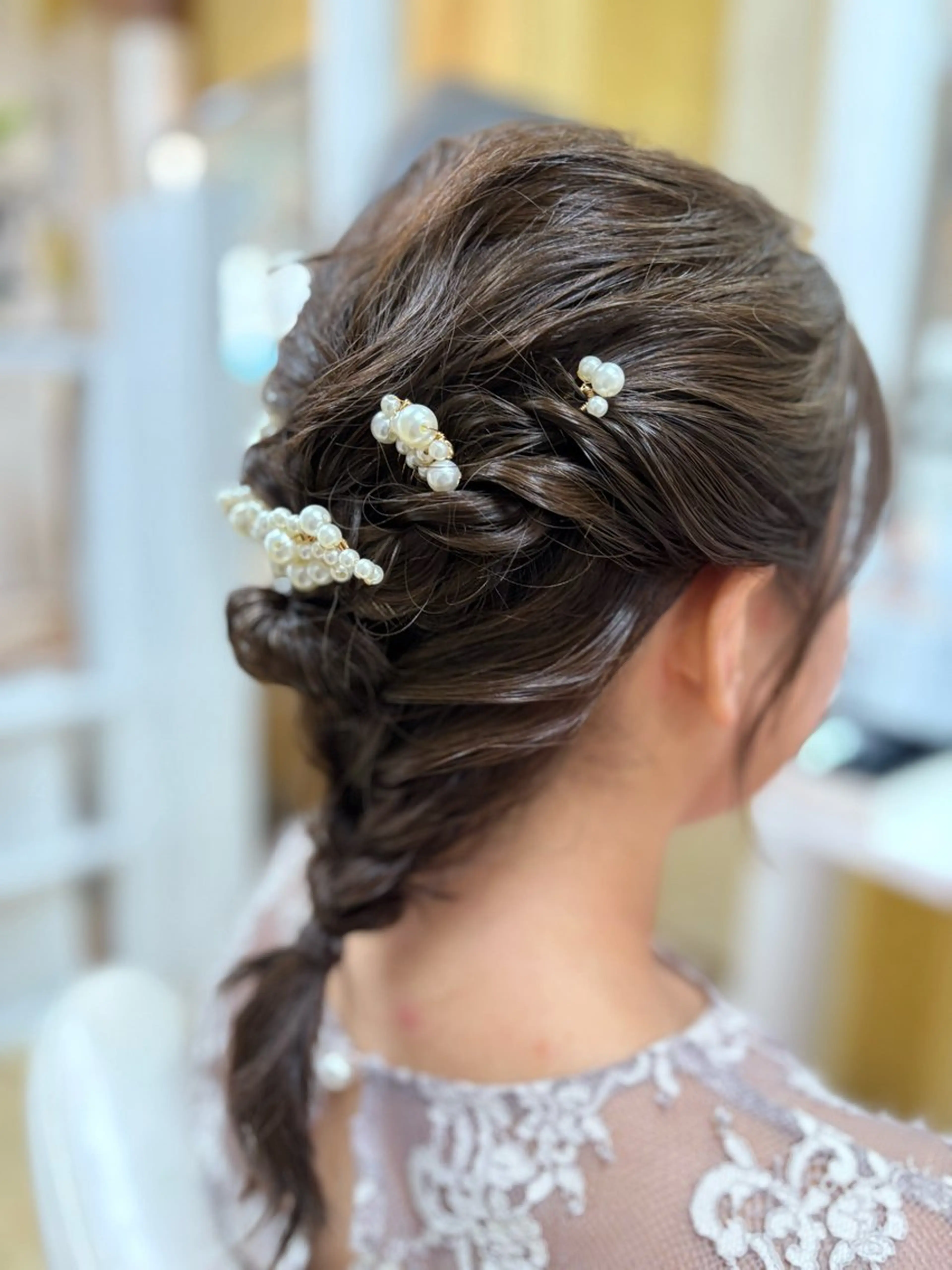 ミディアム 岩谷 美香のヘアスタイル