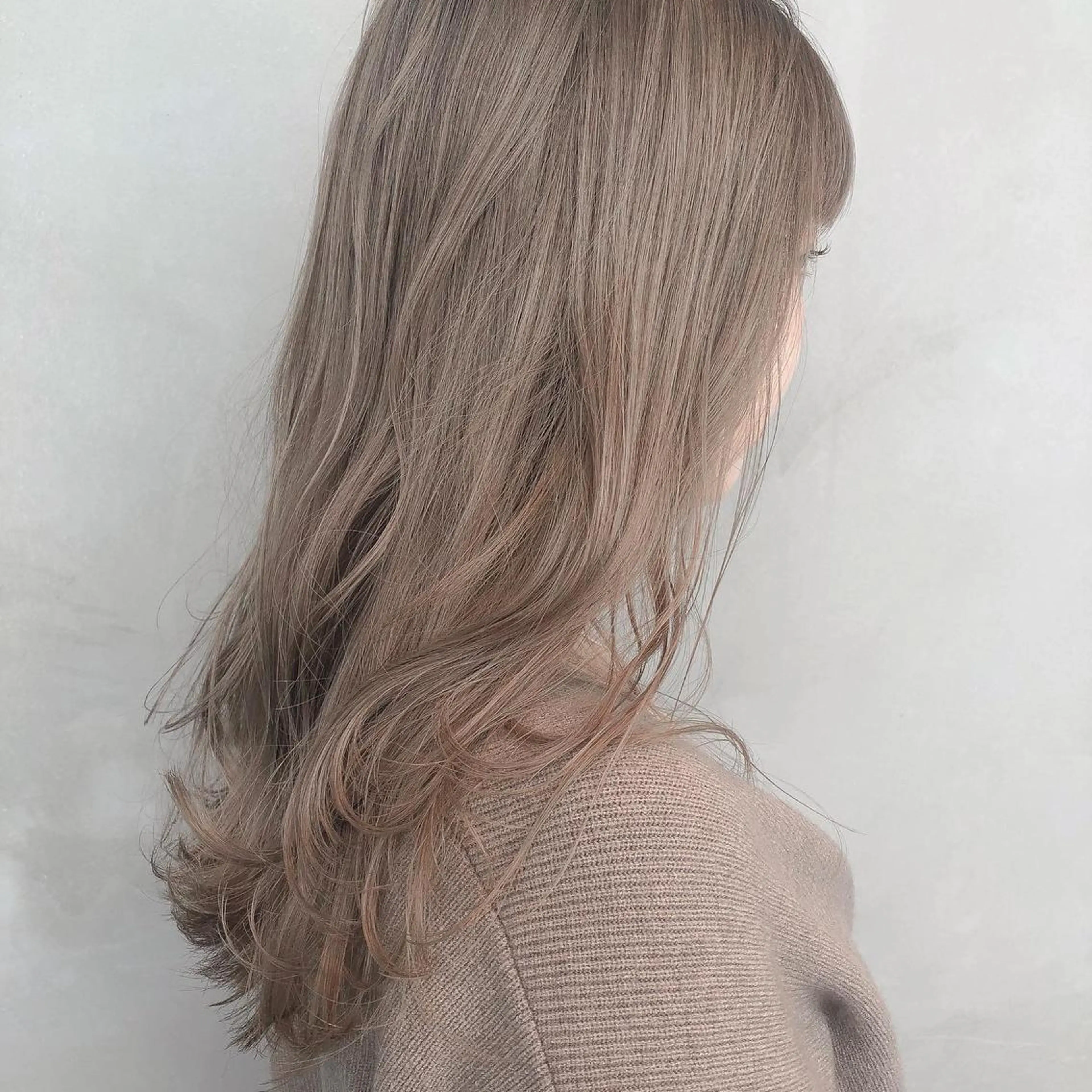 ミディアム カラー 韓国ヘア 店長NEGIのヘアスタイル