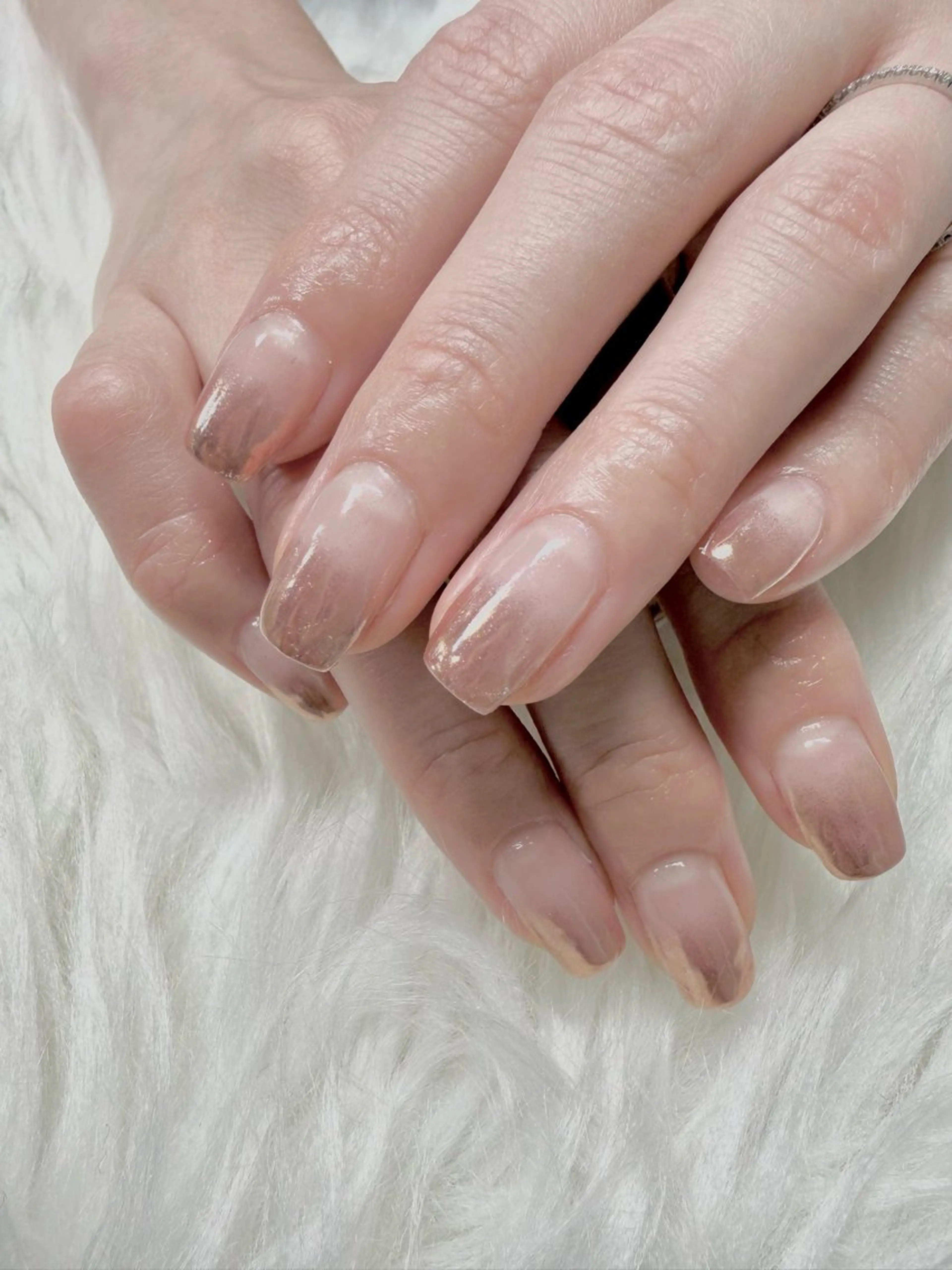 ネイル グラデーション ミラーネイル ハンドネイル ネイルサロンミスユー所属・miss you ♡ Miyuuのネイルデザイン