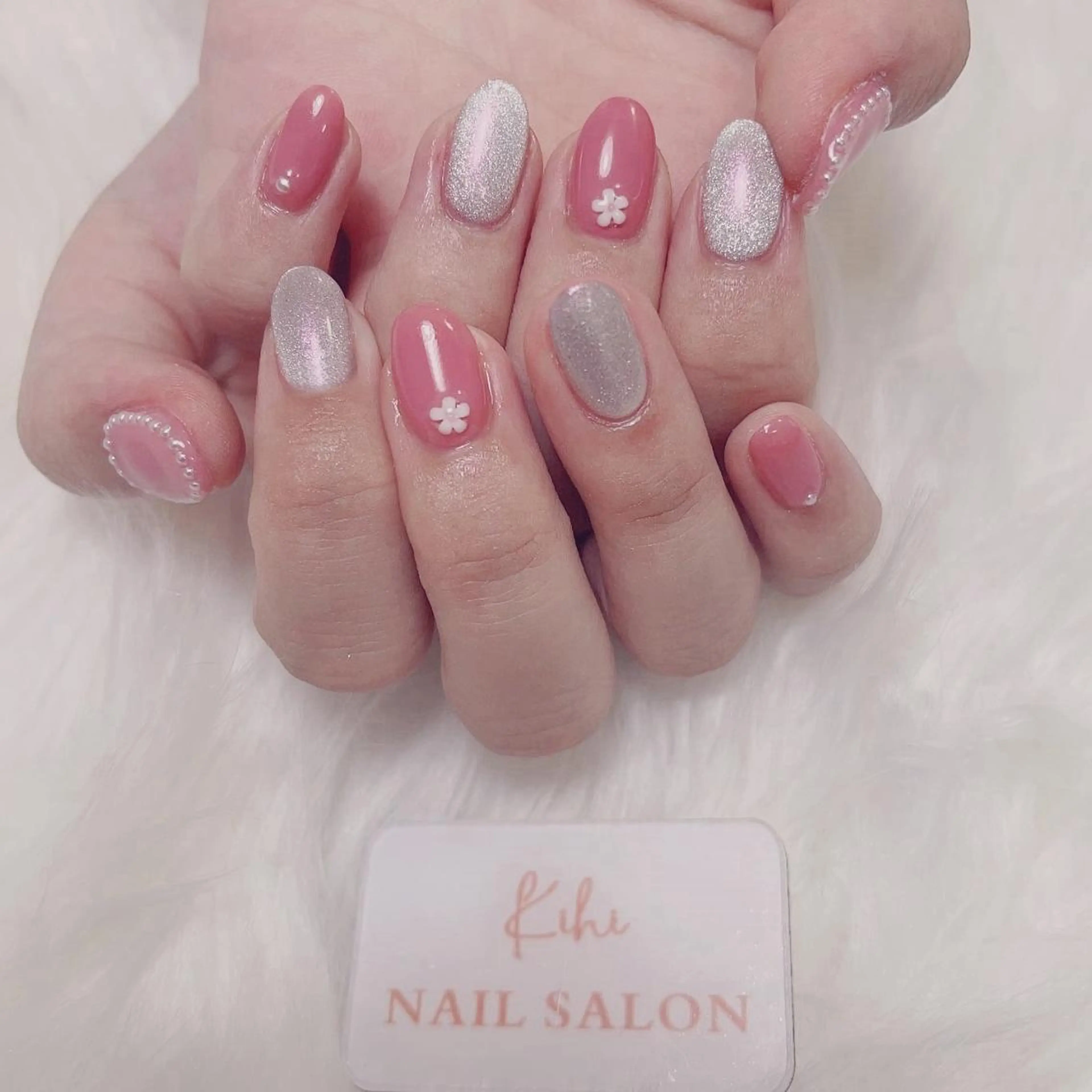 ネイル シンプルネイル ハンドネイル 福島 みきのネイルデザイン