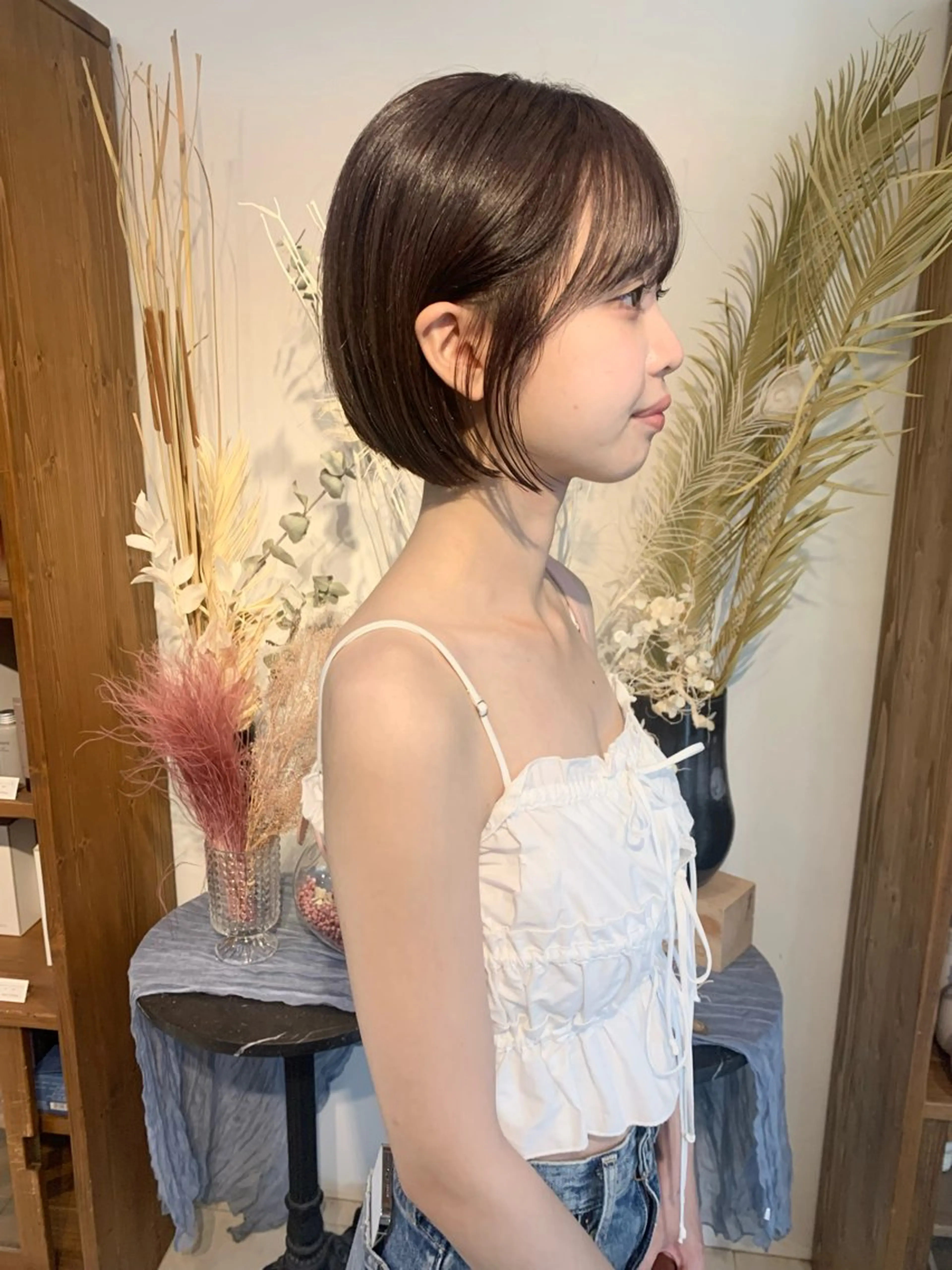 ショート カラー ショートボブ ボブ ショートヘア カット ヘアカラー トリートメント ボブ/大人ヘア k-two濱田のヘアスタイル