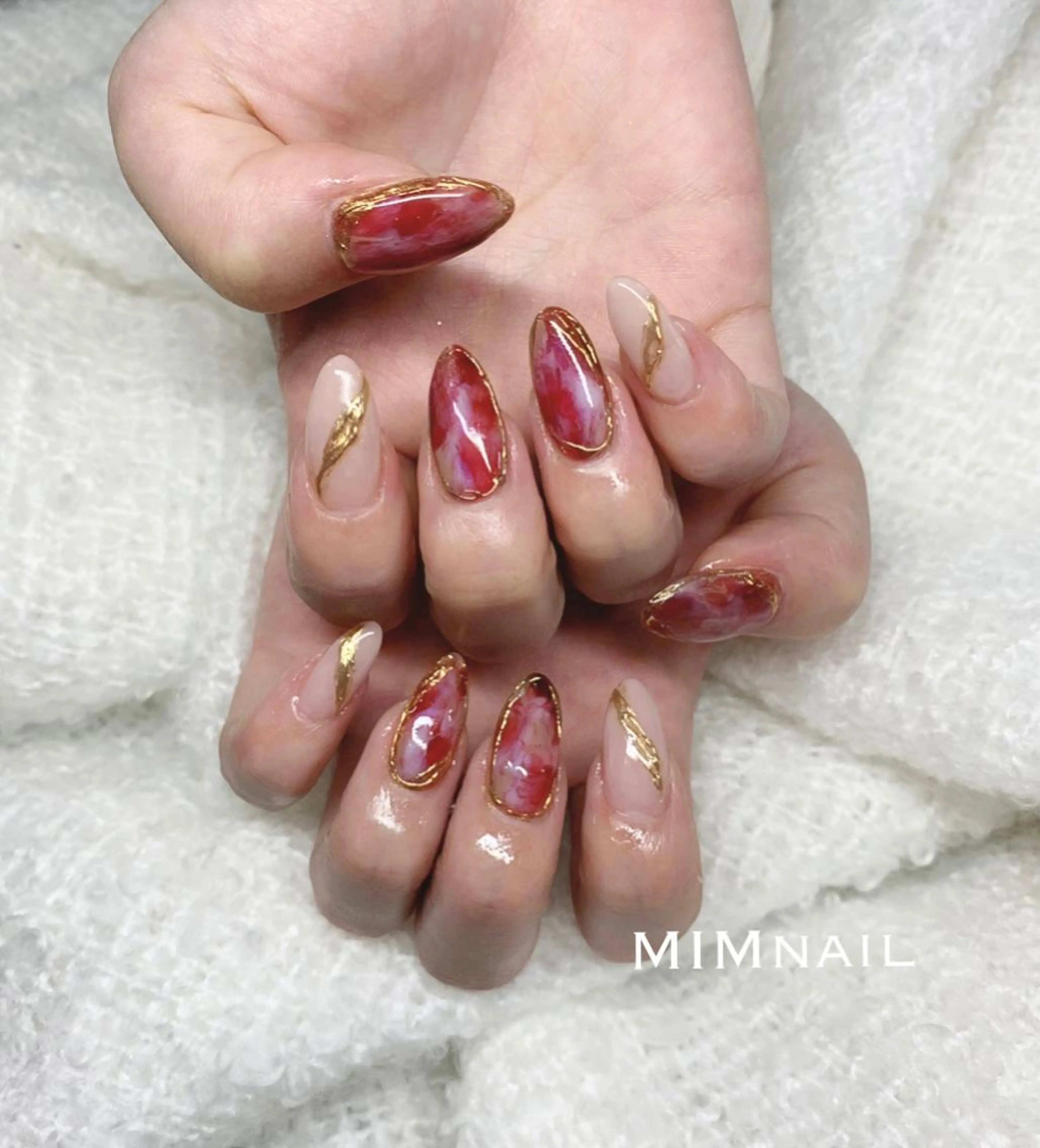 ネイル ニュアンスネイル *･*MIMnail 1号店･*:･*のネイルデザイン