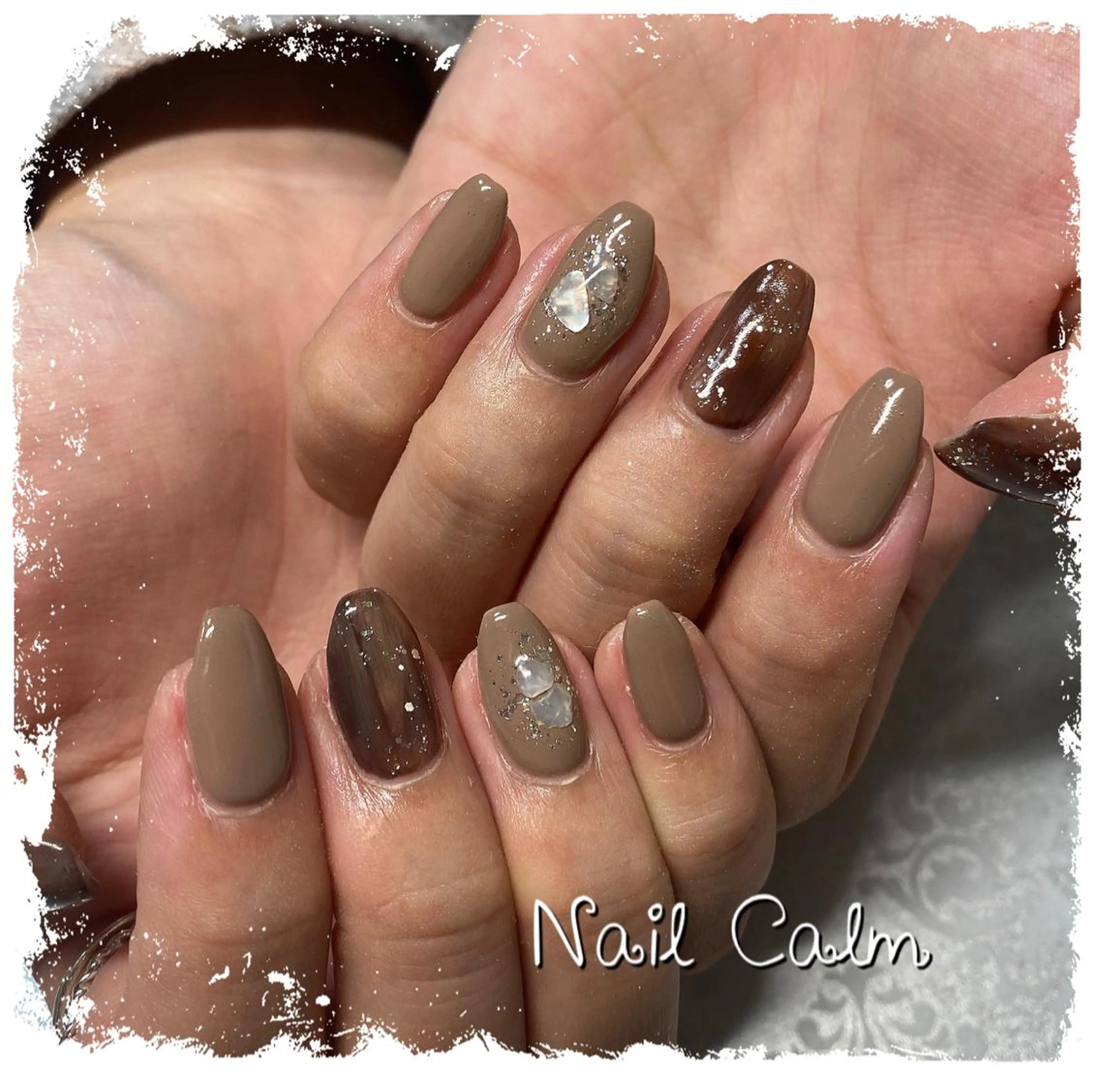 ネイル シンプルネイル ハンドネイル Nail Calm所属・プライベートサロン Calmのネイルデザイン