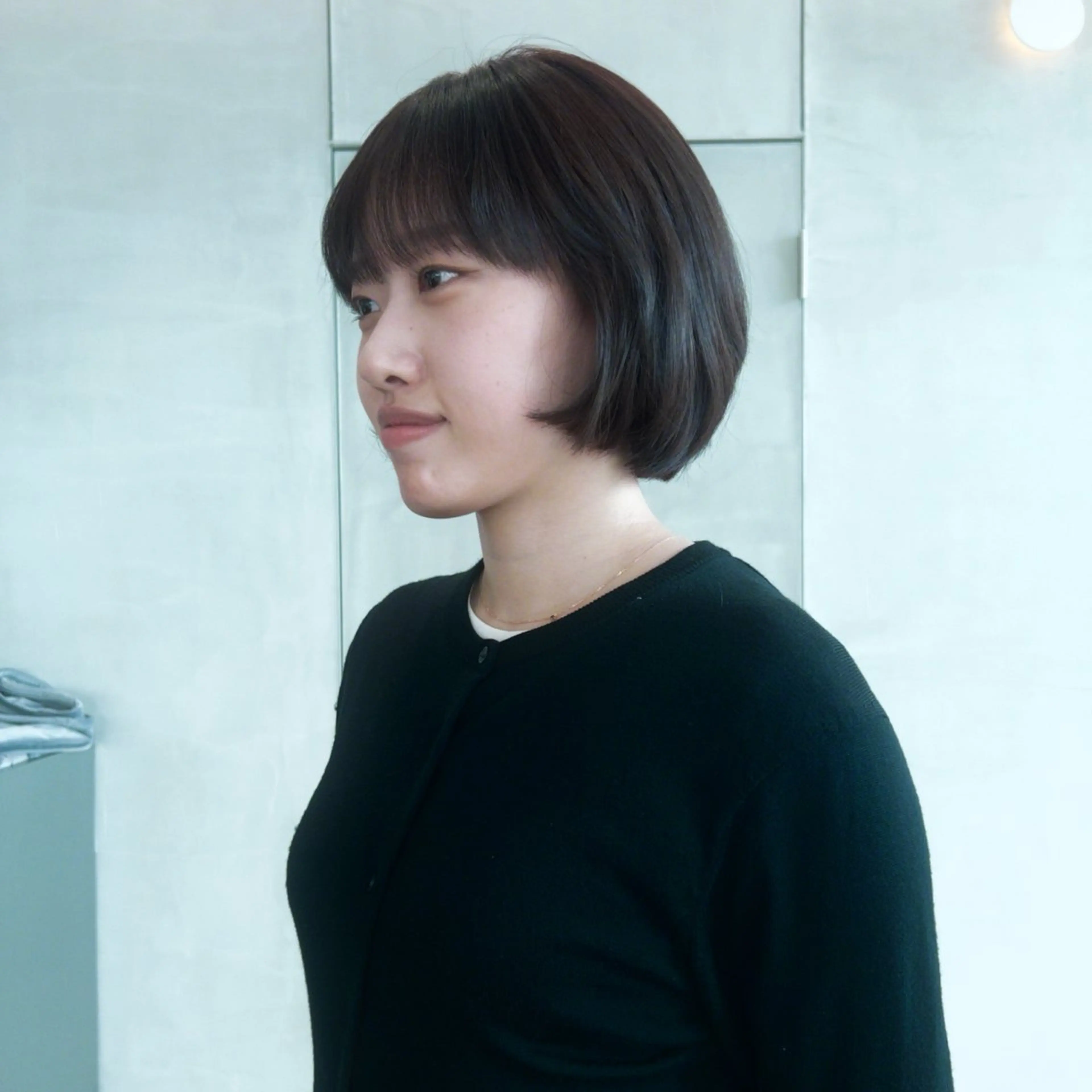 カラー ブラウンカラー ヘアカラー トリートメント Wカラー/ボブ/ カット /Rinoのヘアスタイル