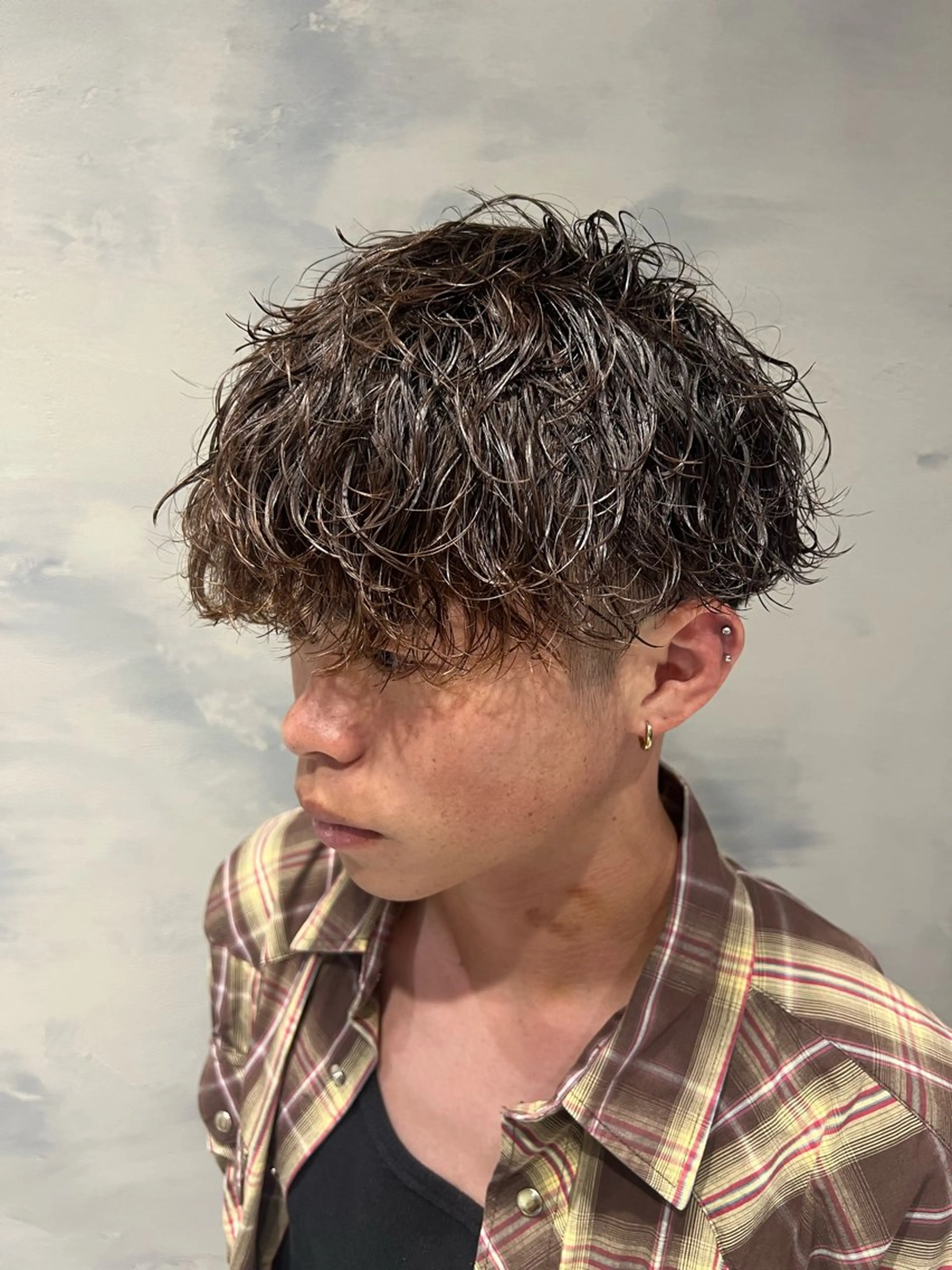 ショート カット パーマ バレイヤージュ職人 🔥代表YU-SHIのヘアスタイル