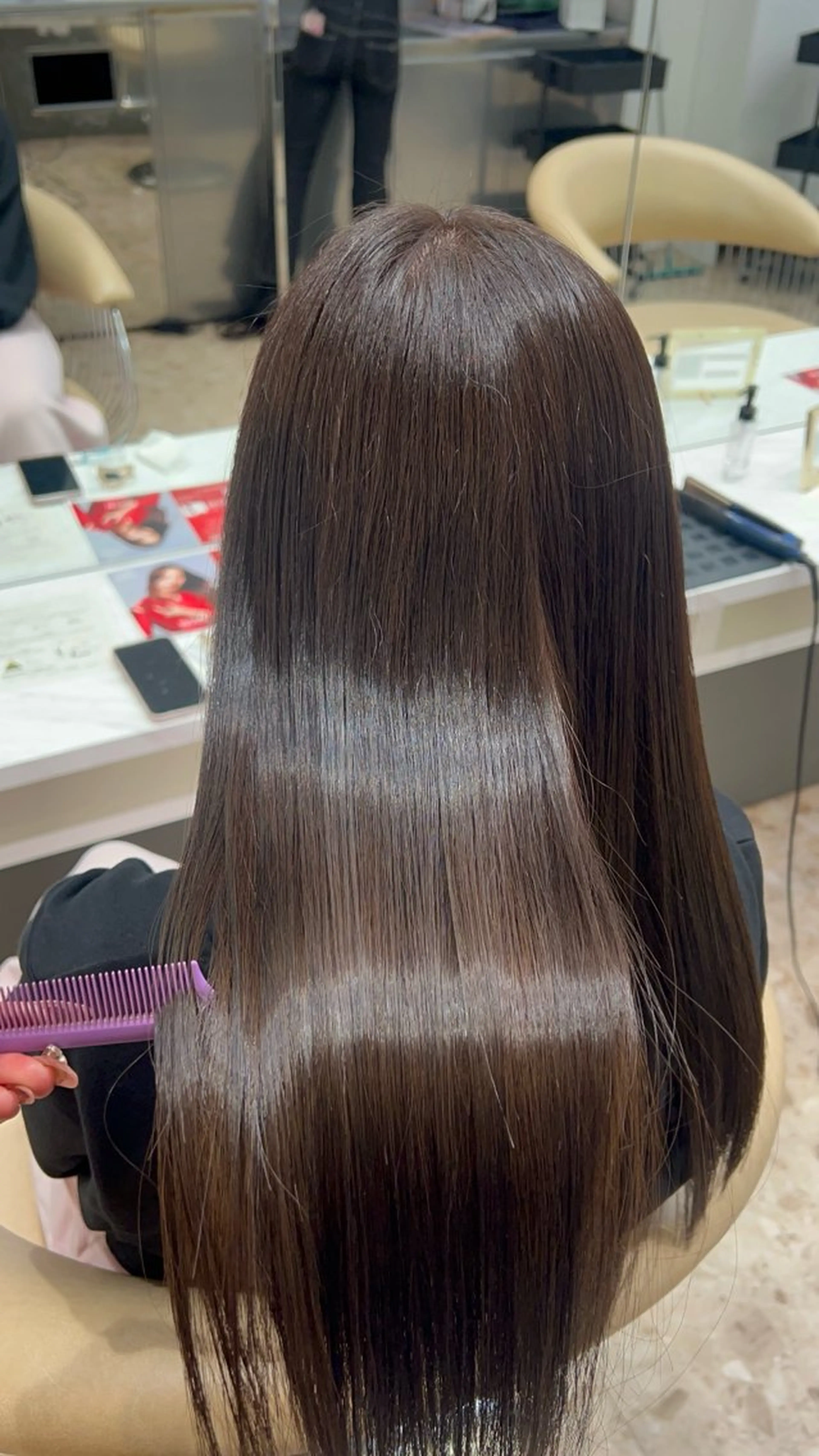 カラー 髪質改善/レイヤー/ 透明感カラー/桃谷翼のヘアスタイル