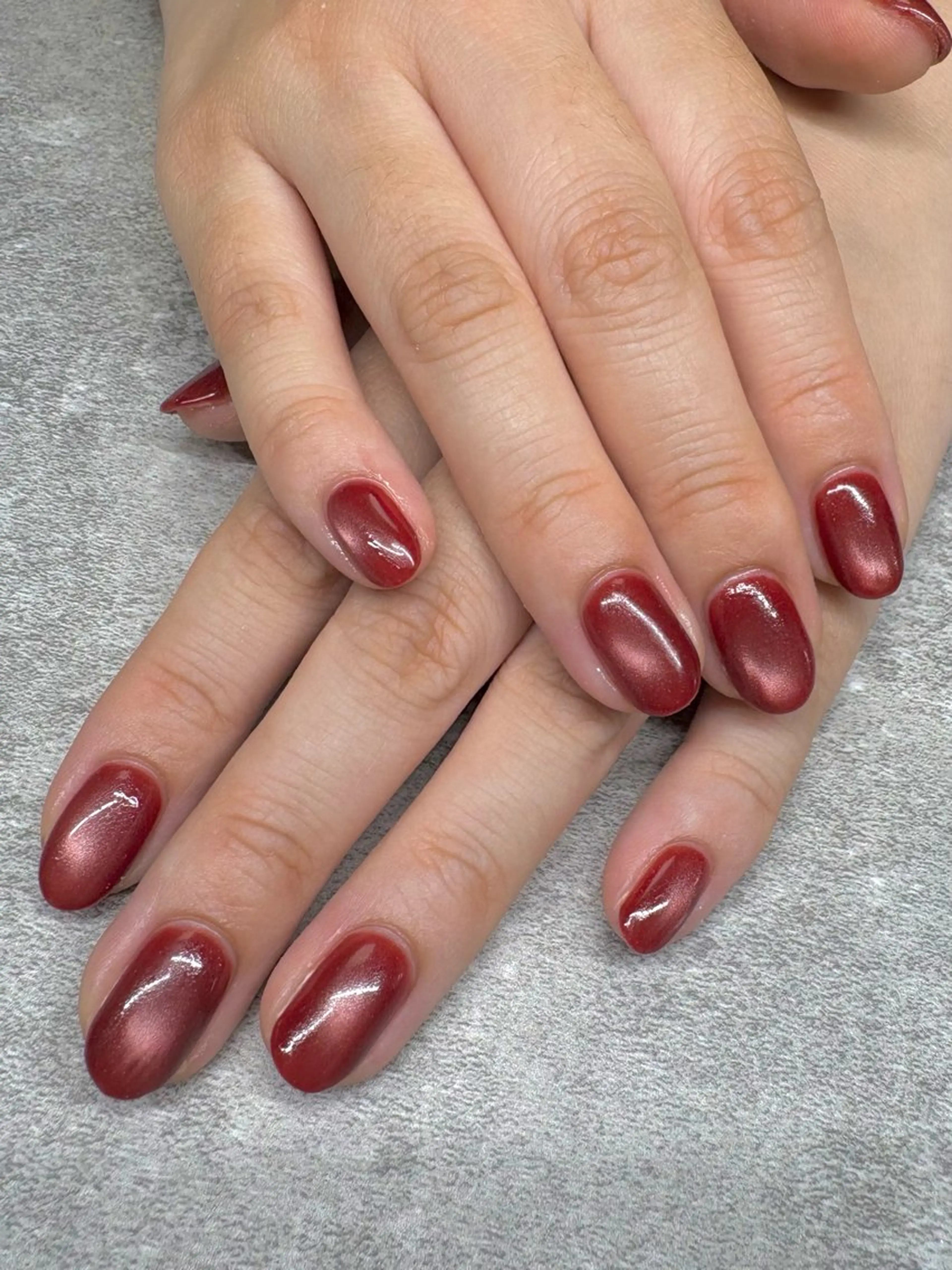 ネイル オーロラネイル ボルドー クリアネイル フラッシュネイル フットネイル ハンドネイル パラジェルフィルイン マグネット/倉持のネイルデザイン