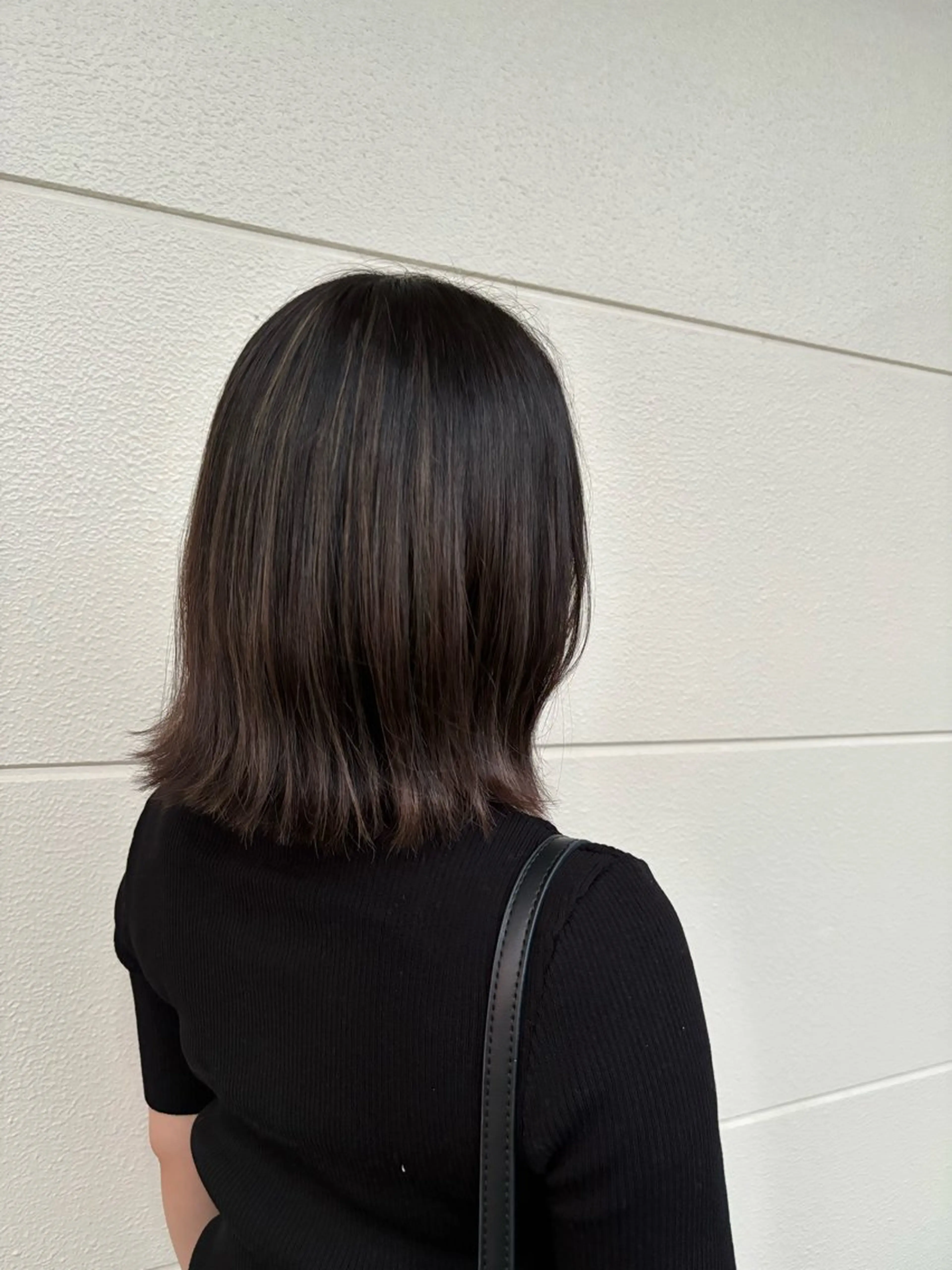 ミディアム カット ヘアカラー 原口 圭織のヘアスタイル