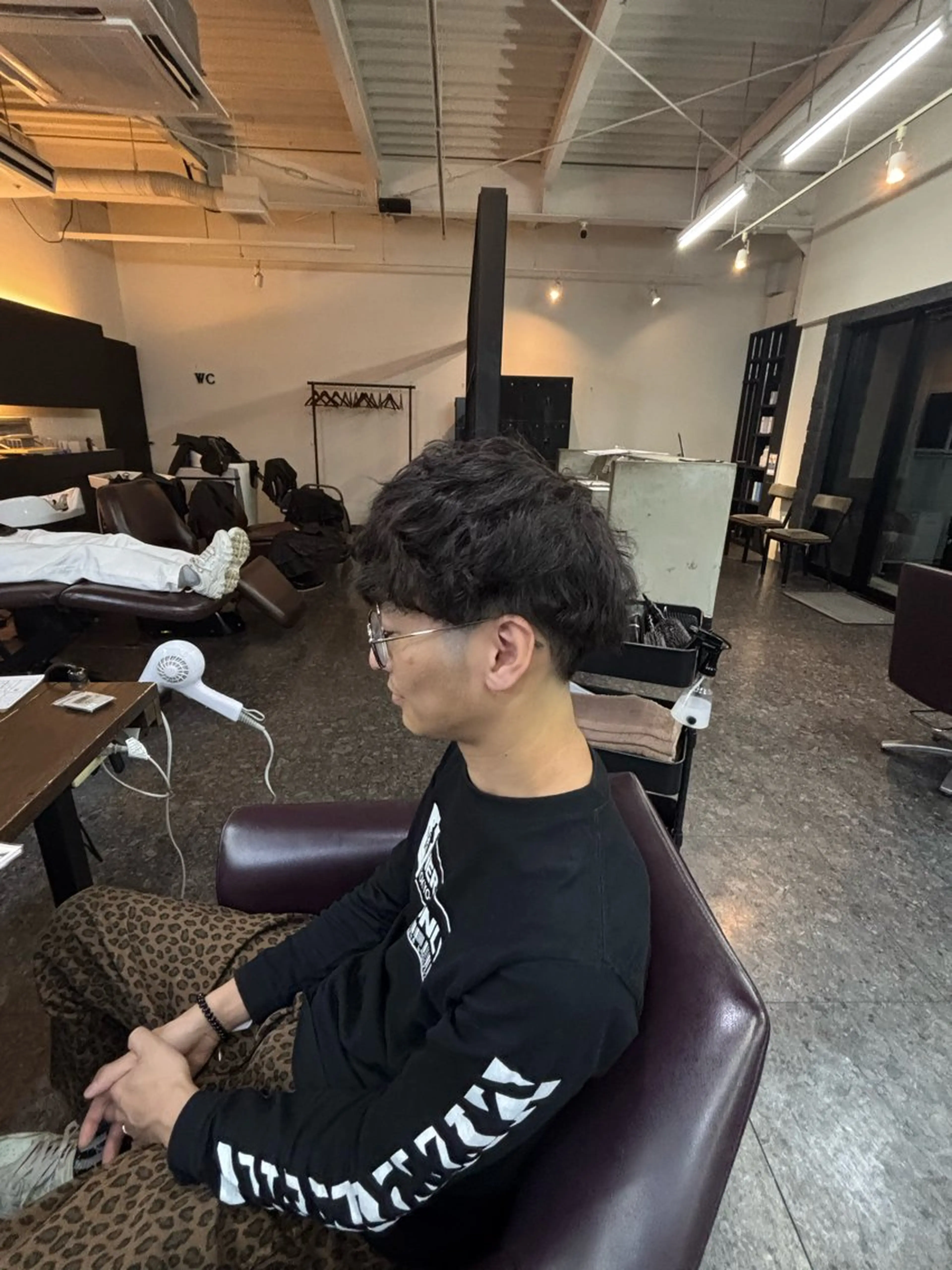 パーマ メンズ メンズパーマ ツイストスパイラルパーマ スパイラルパーマ 松尾 大聖のヘアスタイル
