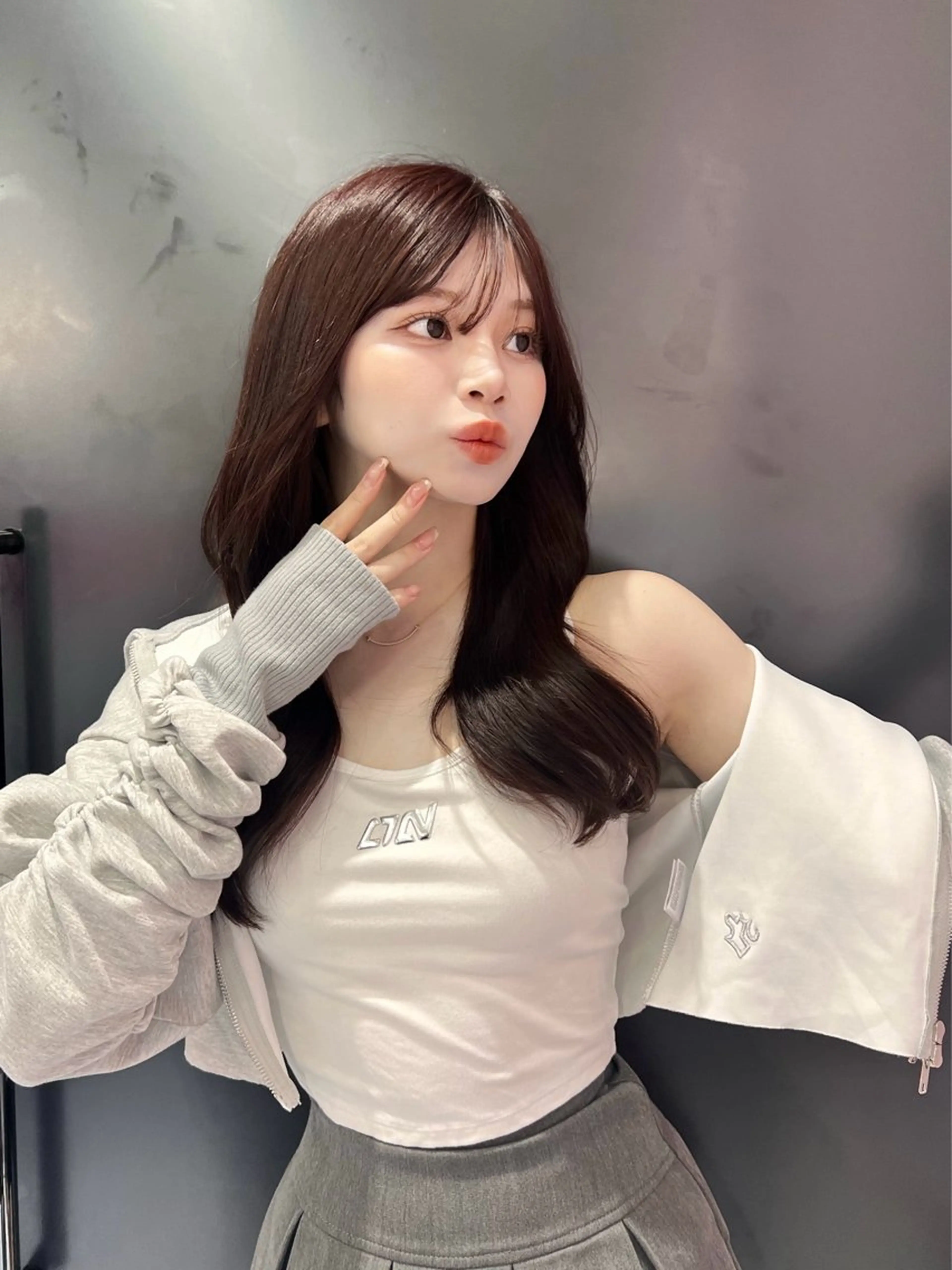 ロング カット ヘアカラー トリートメント 韓国/縮毛矯正/ カンタのヘアスタイル