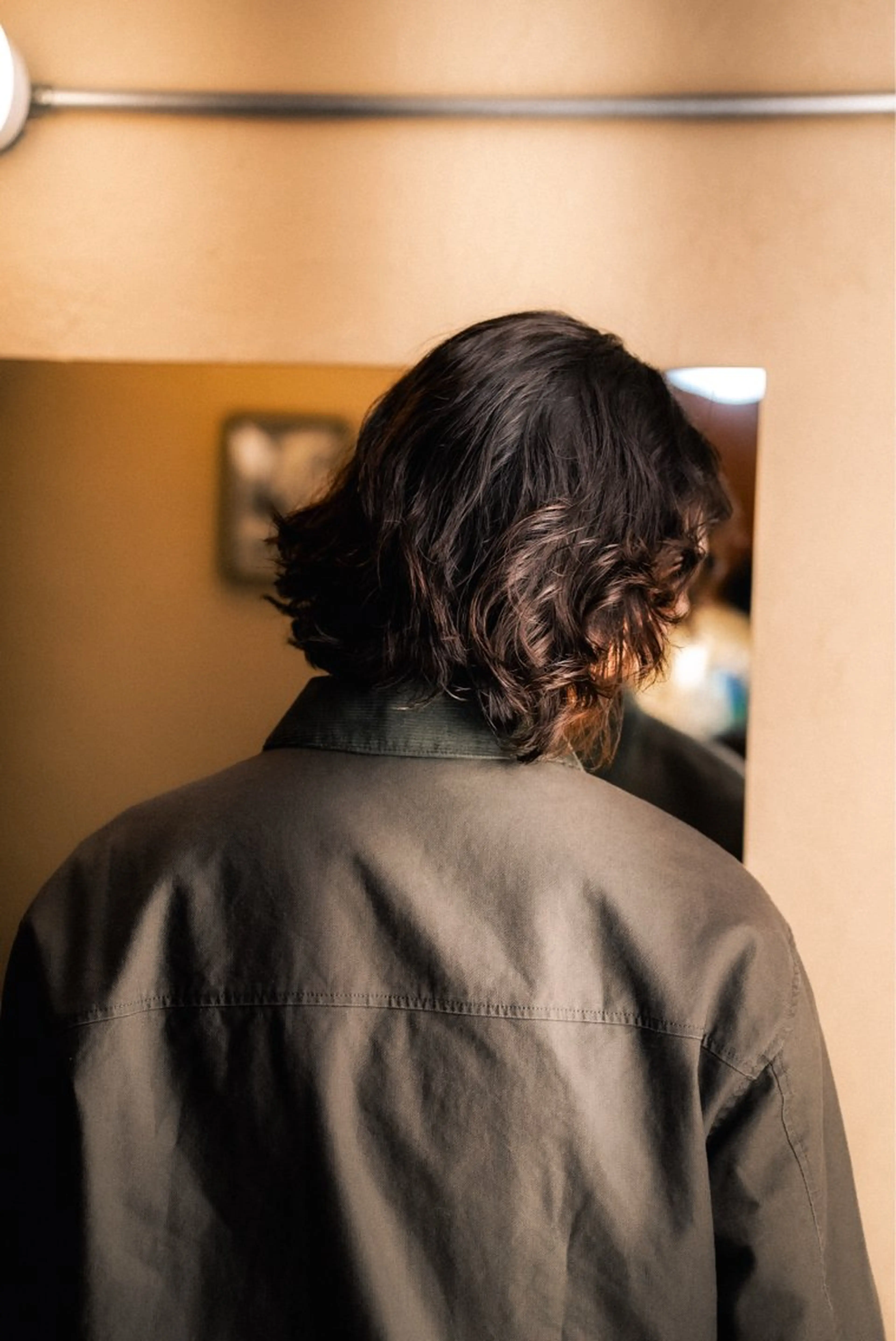 セミロング カラー パーマ メンズ メンズパーマ セミロングパーマ カット パーマ 🔗メンズサロン🔗 Kieのヘアスタイル