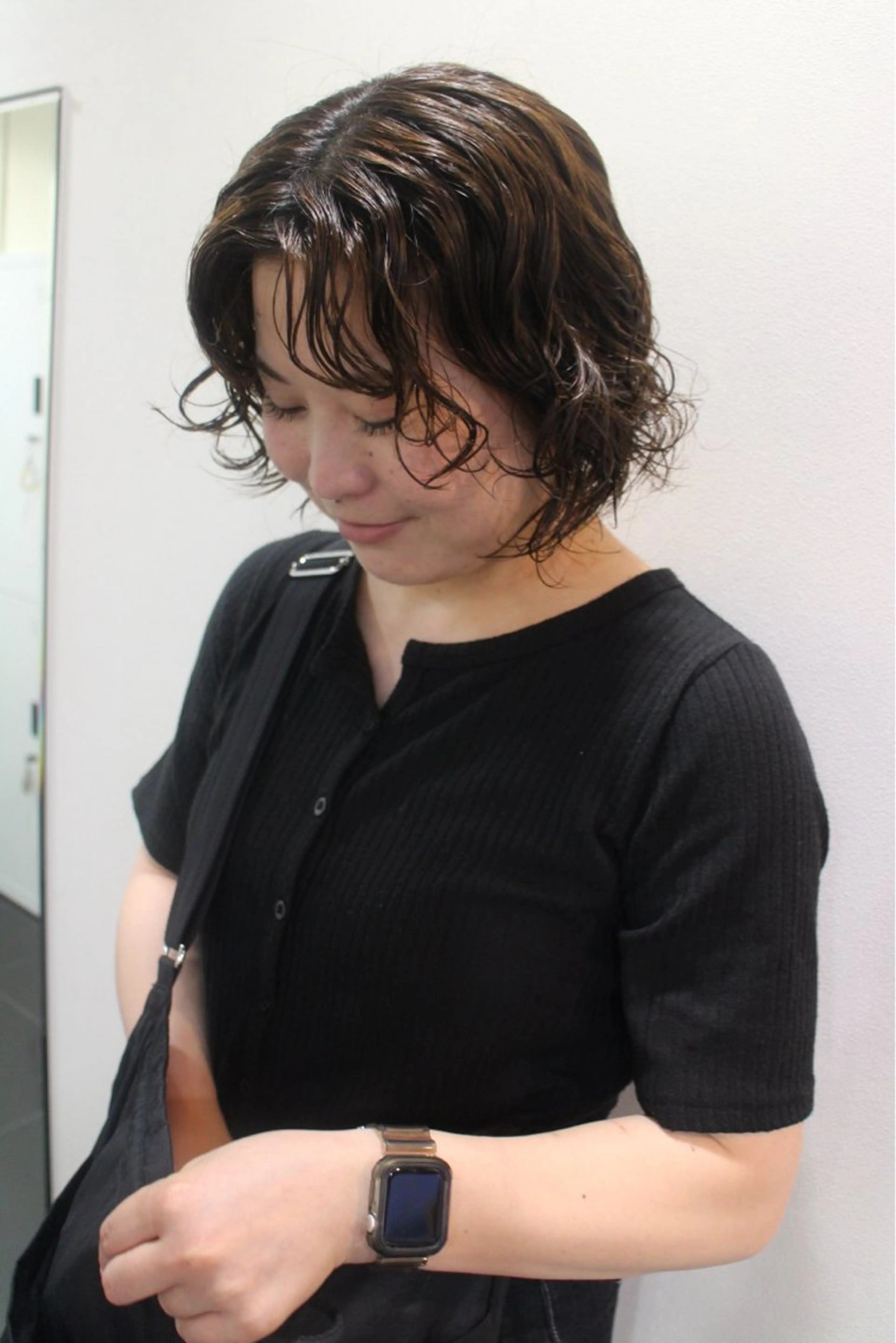 ショート パーマ カーリーパーマ/ 透明ｶﾗｰ/MIKUのヘアスタイル