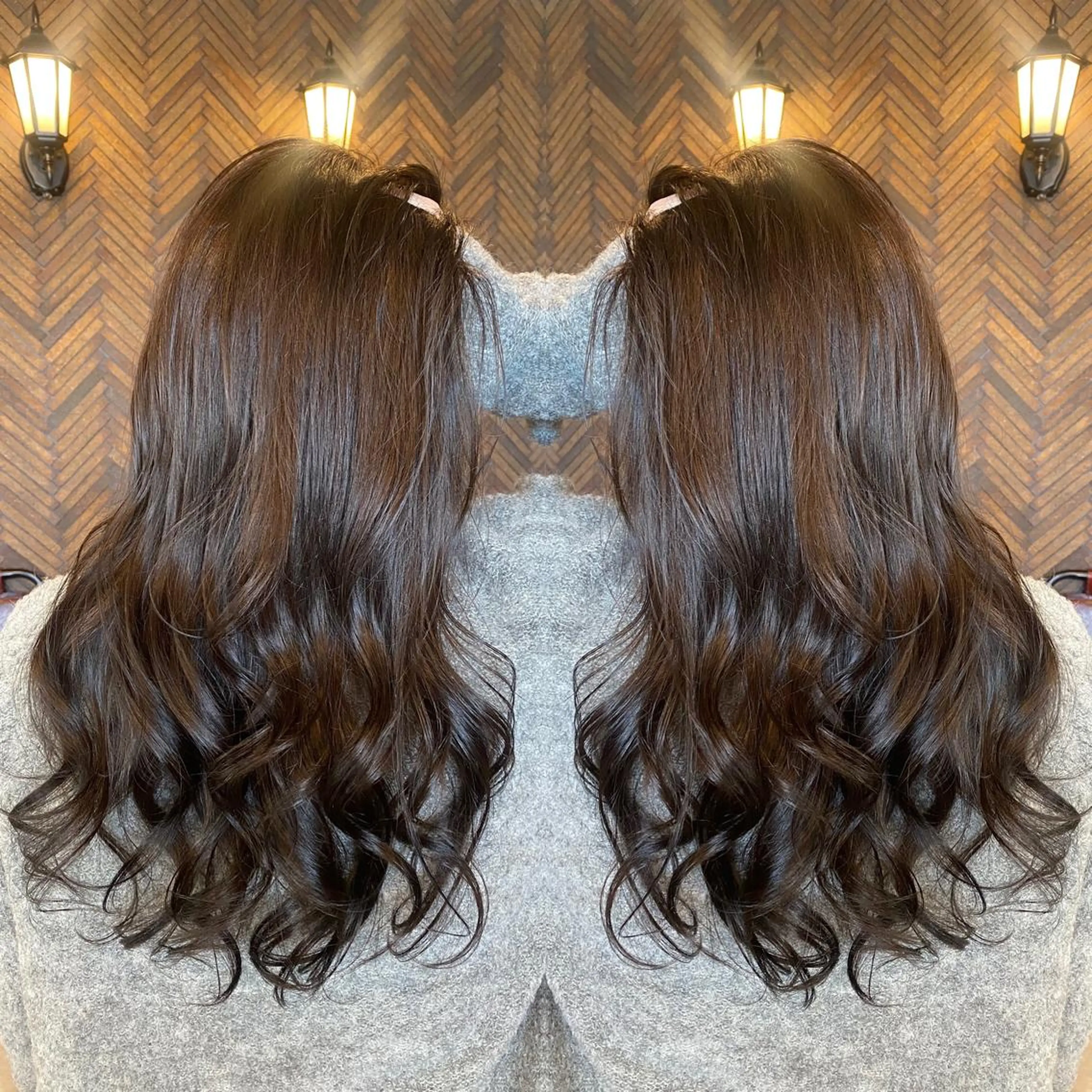 ロング カラー tocca 💜石田愛結💜のヘアスタイル