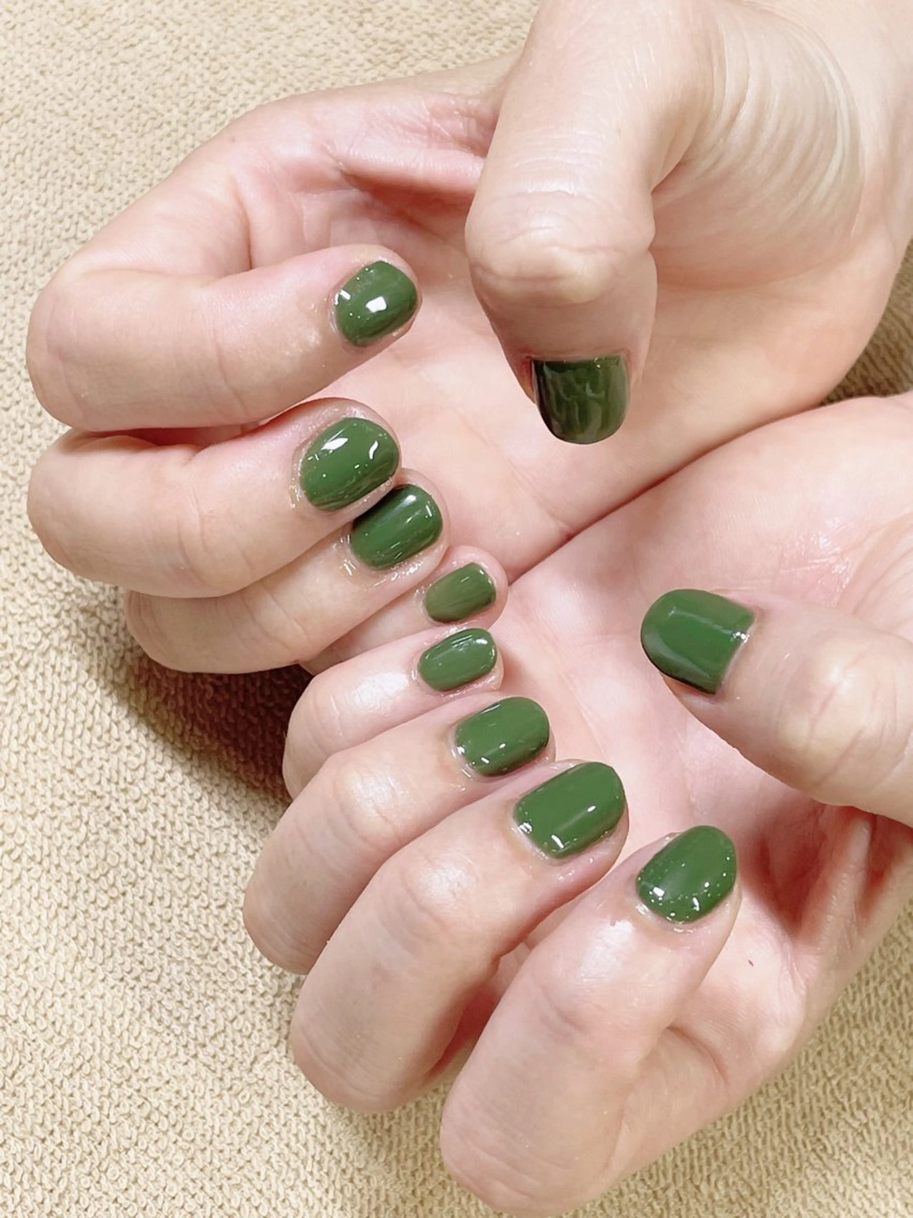 ネイル ワンカラーネイル ハンドネイル フットネイル Söpö nail Nozomiのネイルデザイン