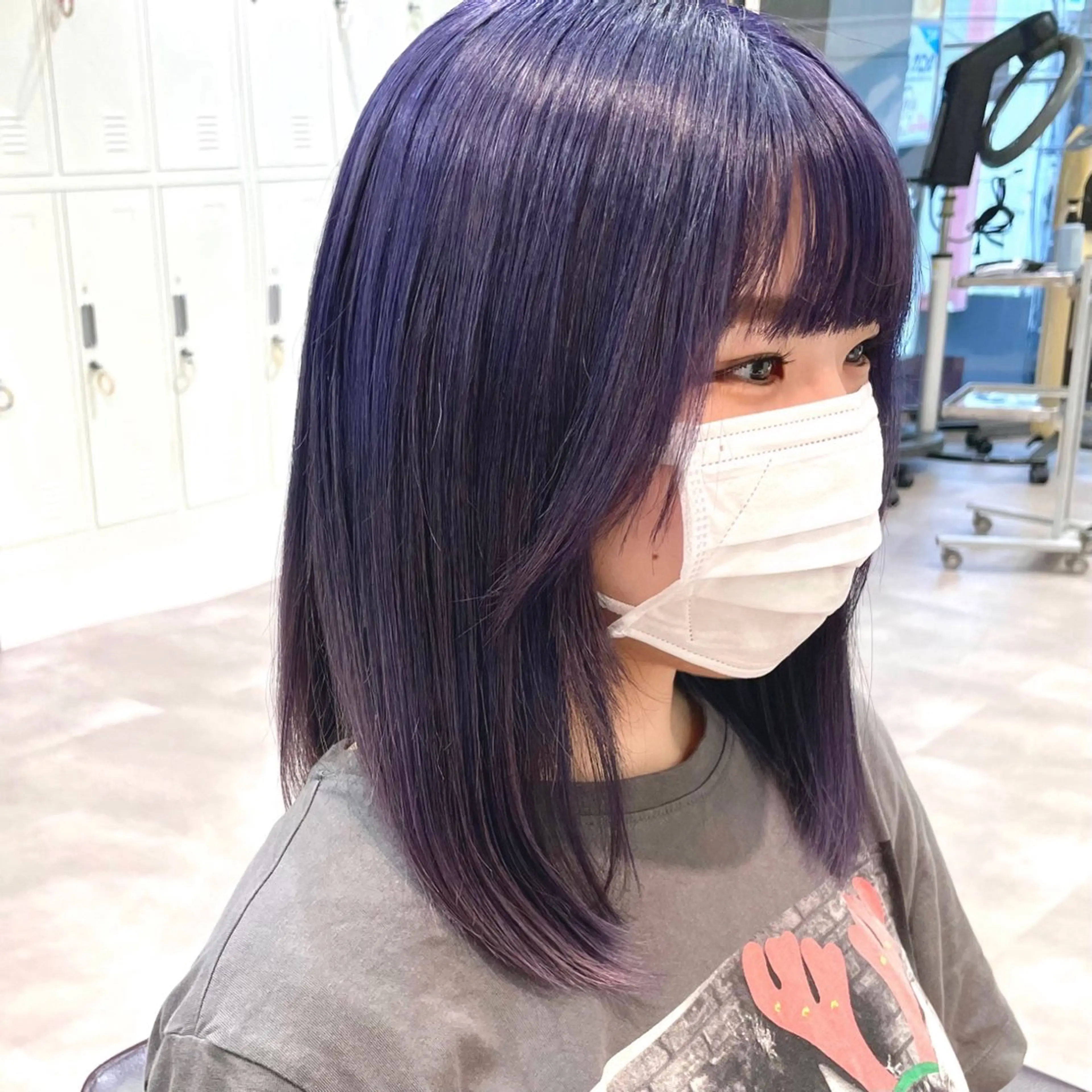 セミロング カラー ヘアカラー トリートメント ショート/ボブ/ 透明感カラー/ほのかのヘアスタイル