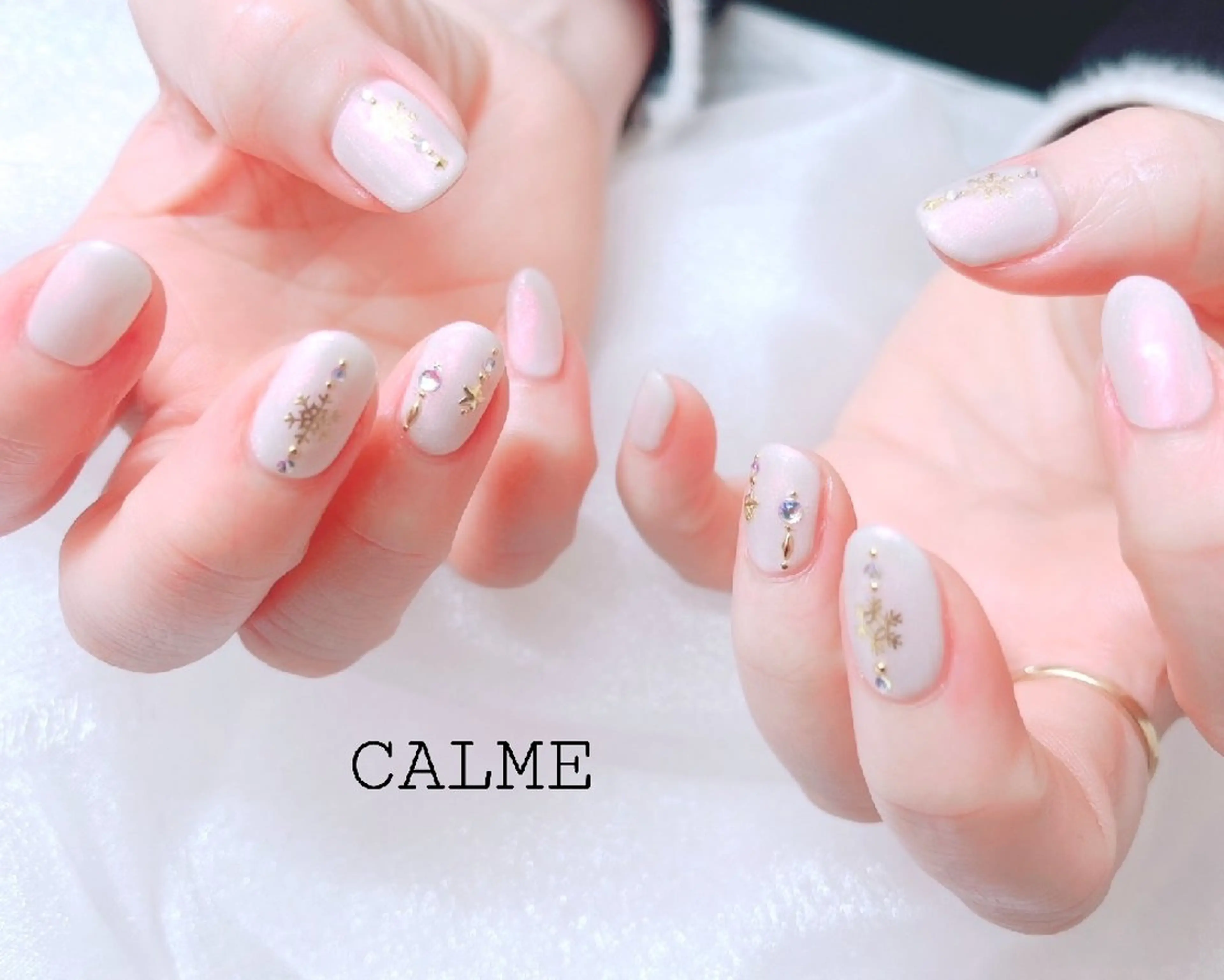ネイル 持ち込み ハンドネイル CALME ♡のネイルデザイン