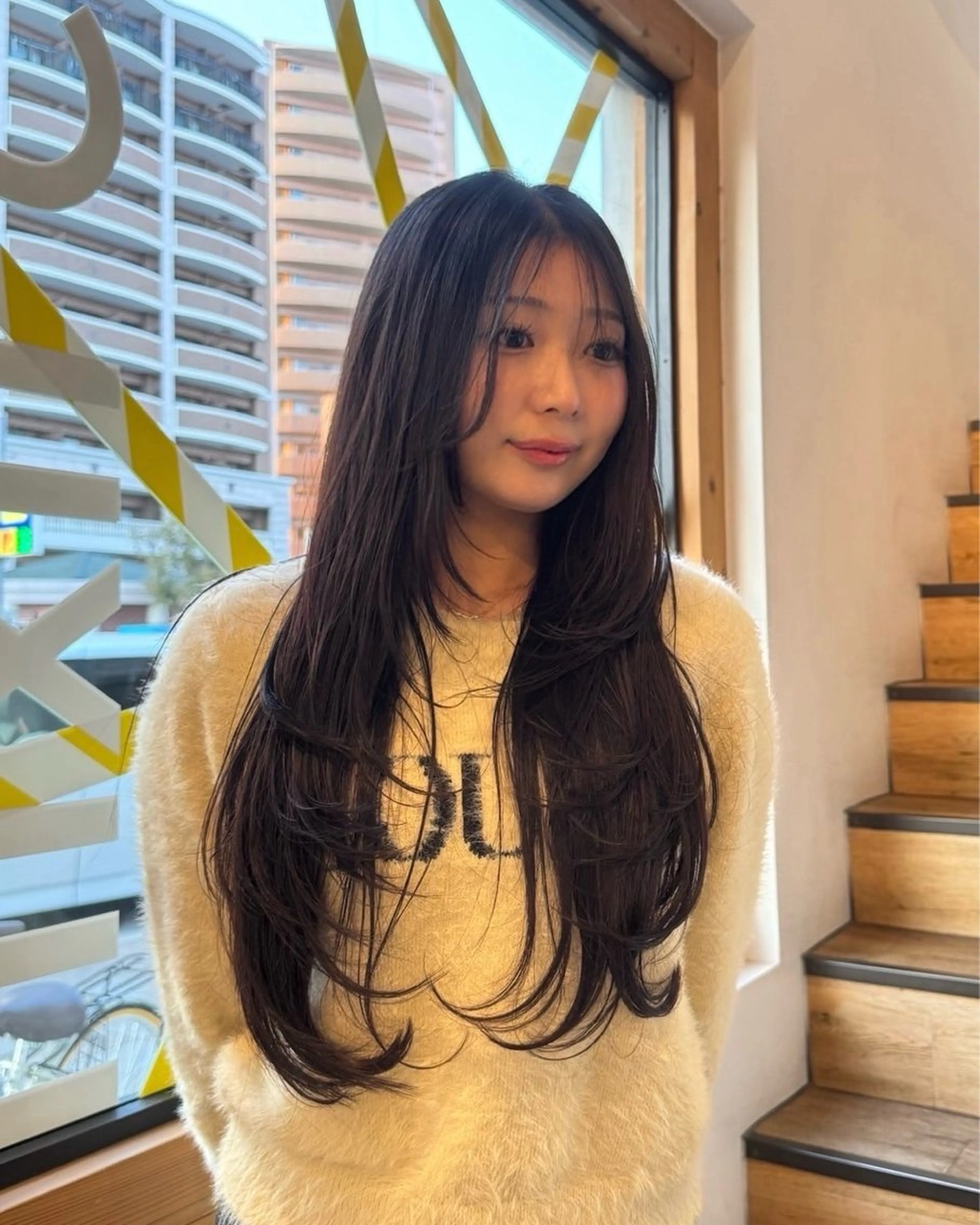 ロング 透明感カラー/似合 わせカットみく🩶のヘアスタイル