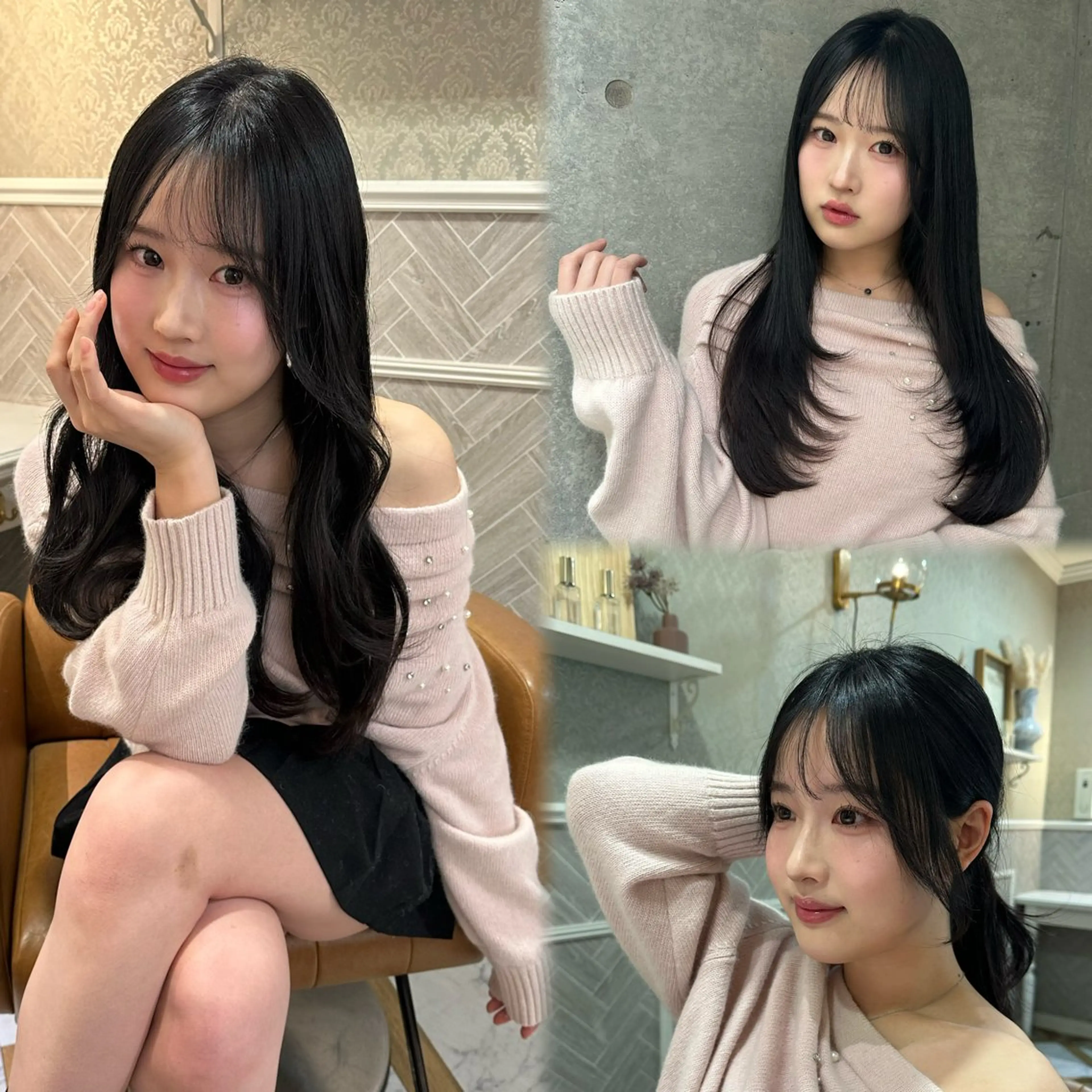 ロング レイヤー/顔周り /ボブ/銀座/サラのヘアスタイル