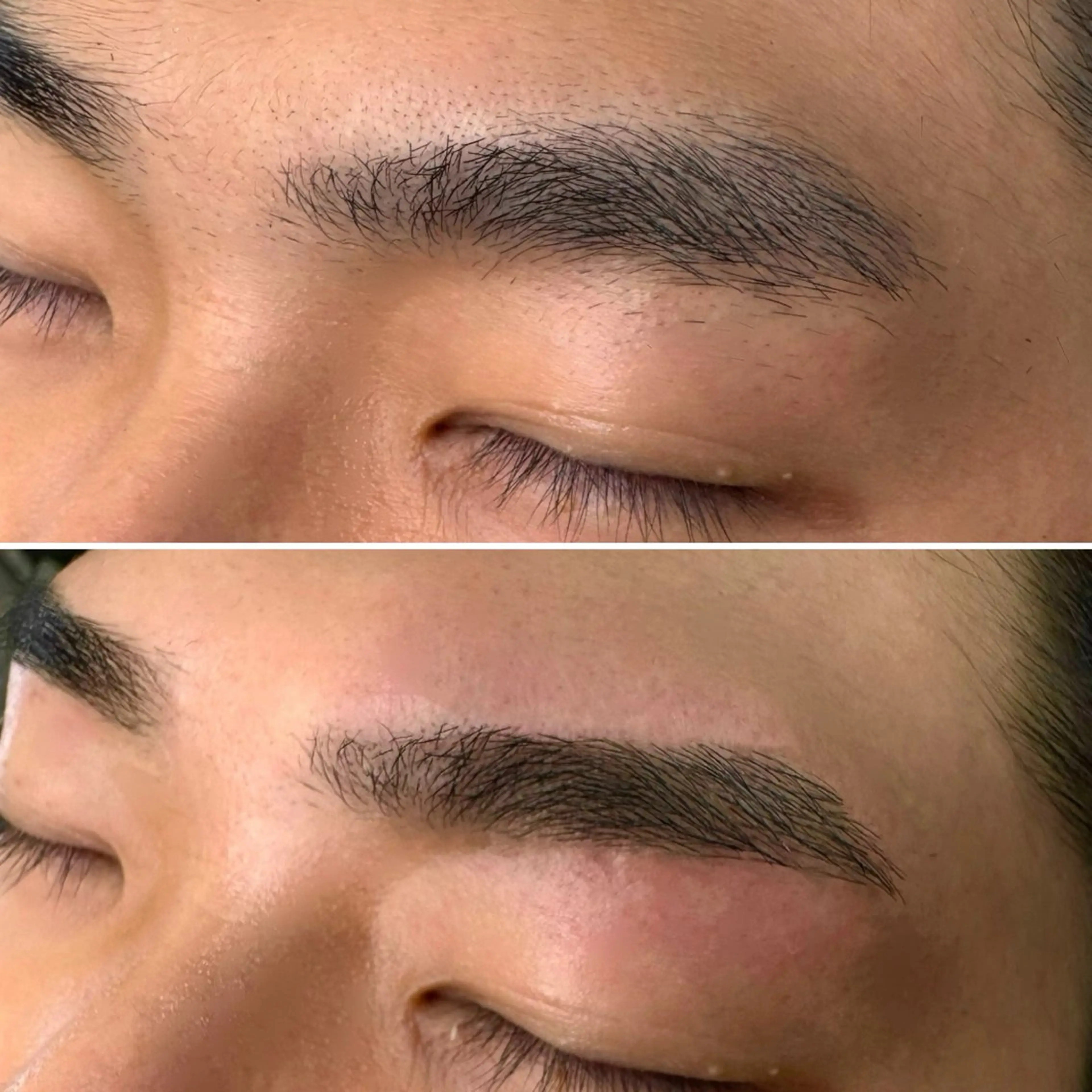 メンズ アイブロウ ワックス脱毛 眉カット "PEPPU "所属・🌈推し色派手髪 ハイトーンShinのヘアスタイル