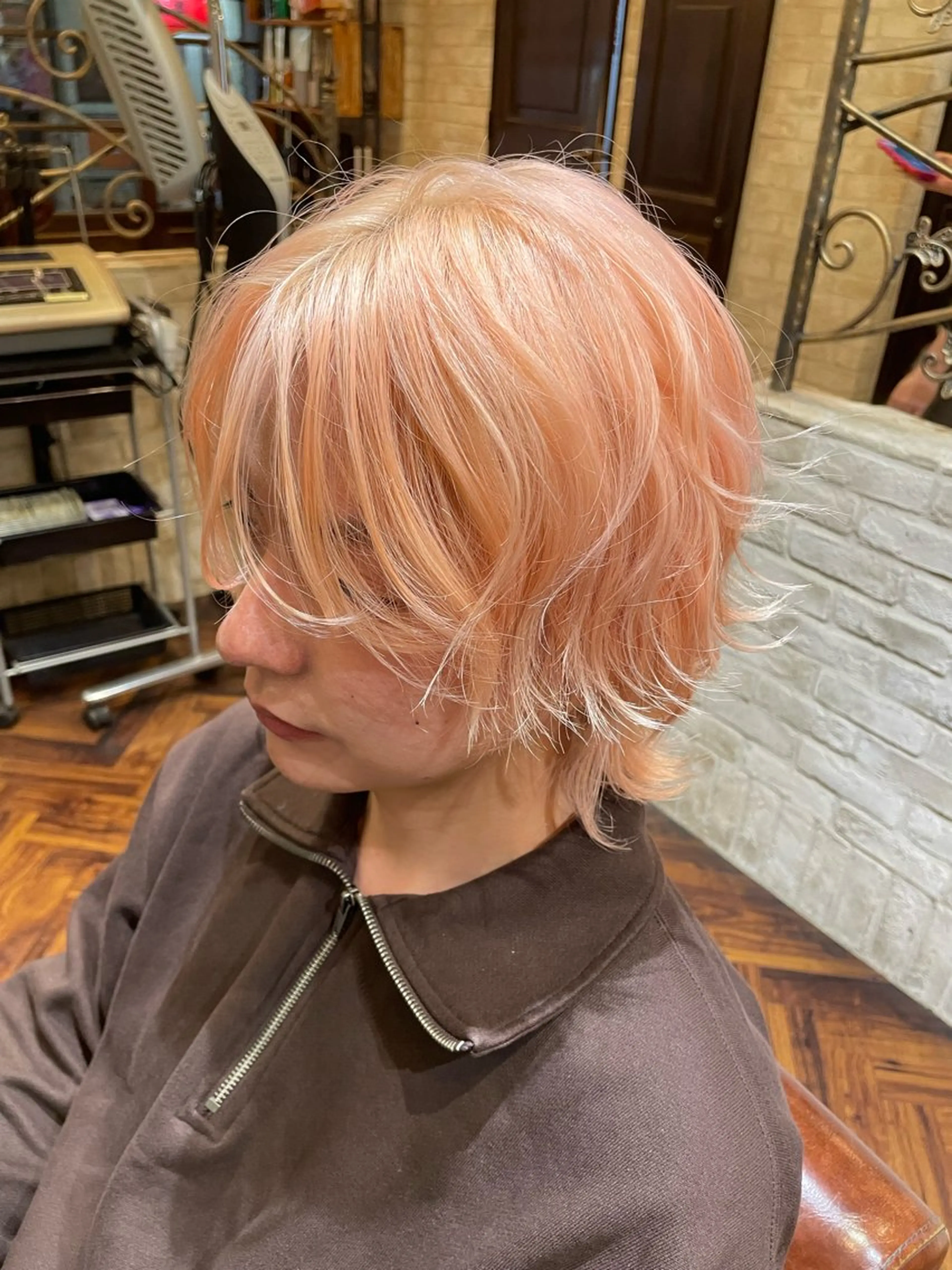 カラー ヘアカラー せきや こころのヘアスタイル