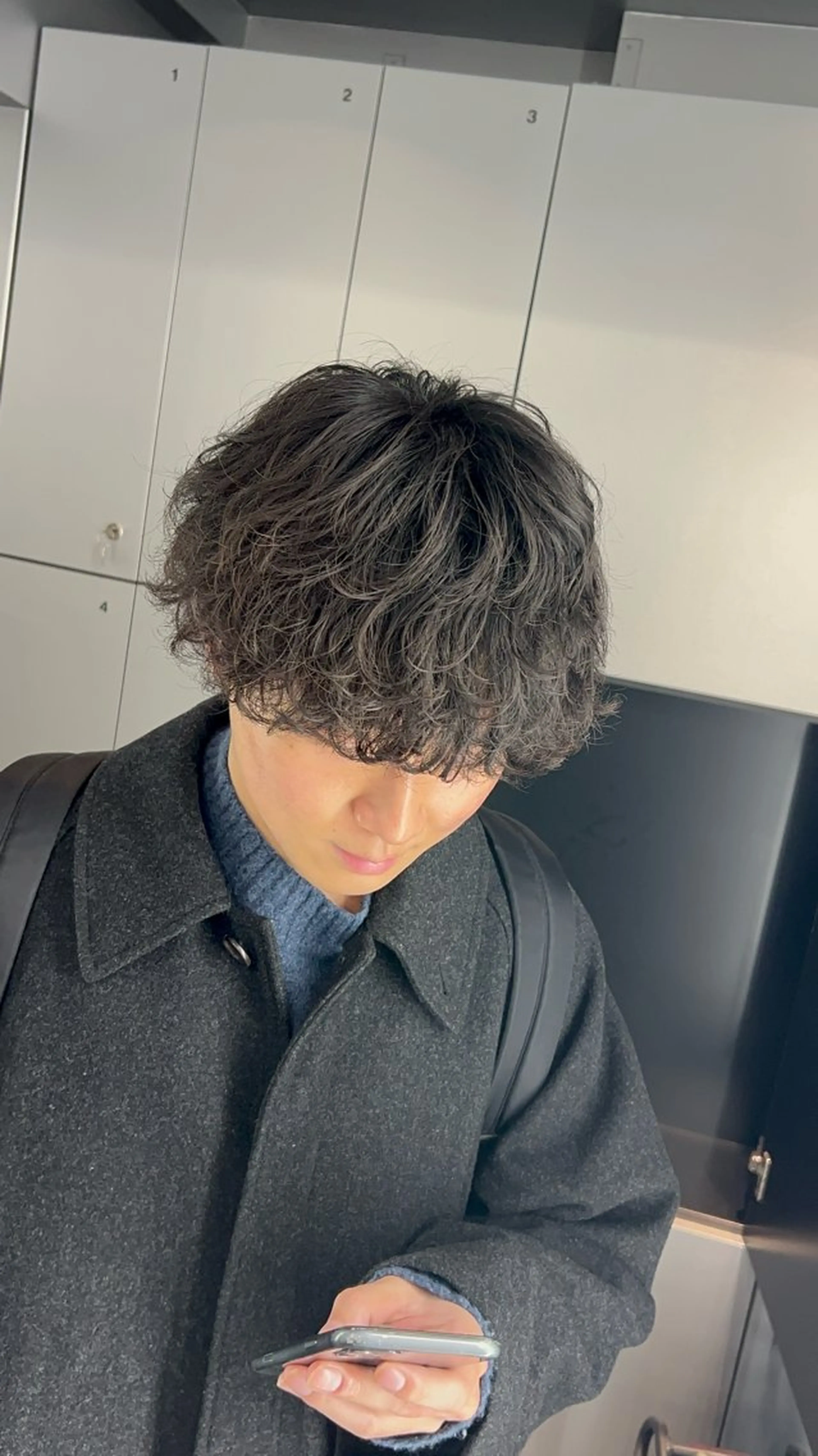 パーマ メンズ 藤平海音/fifth PARKのヘアスタイル