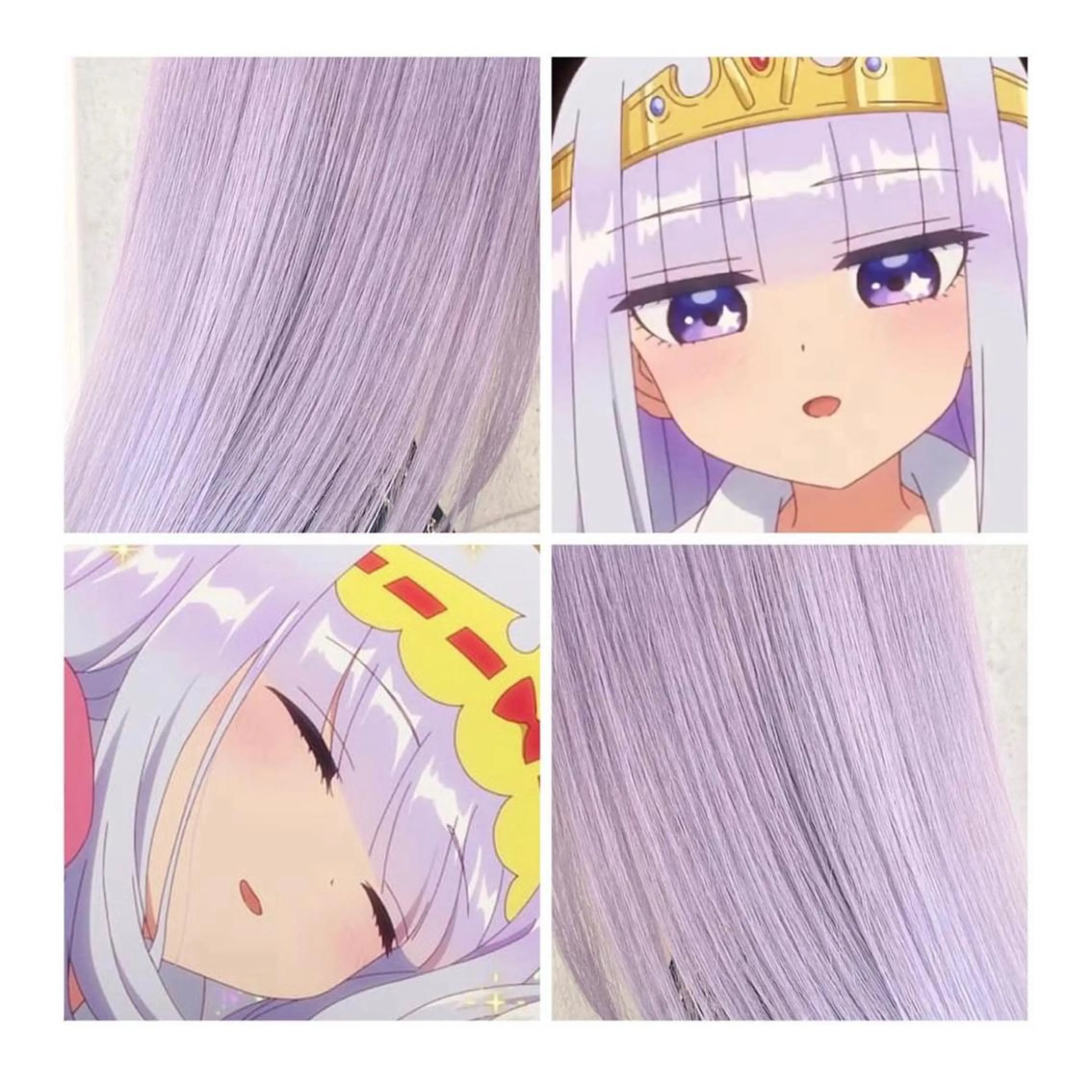 セミロング カラー ラベンダーカラー GARU-ガル-所属・TSUNO🦖 派手髪/オタク美容師のヘアスタイル