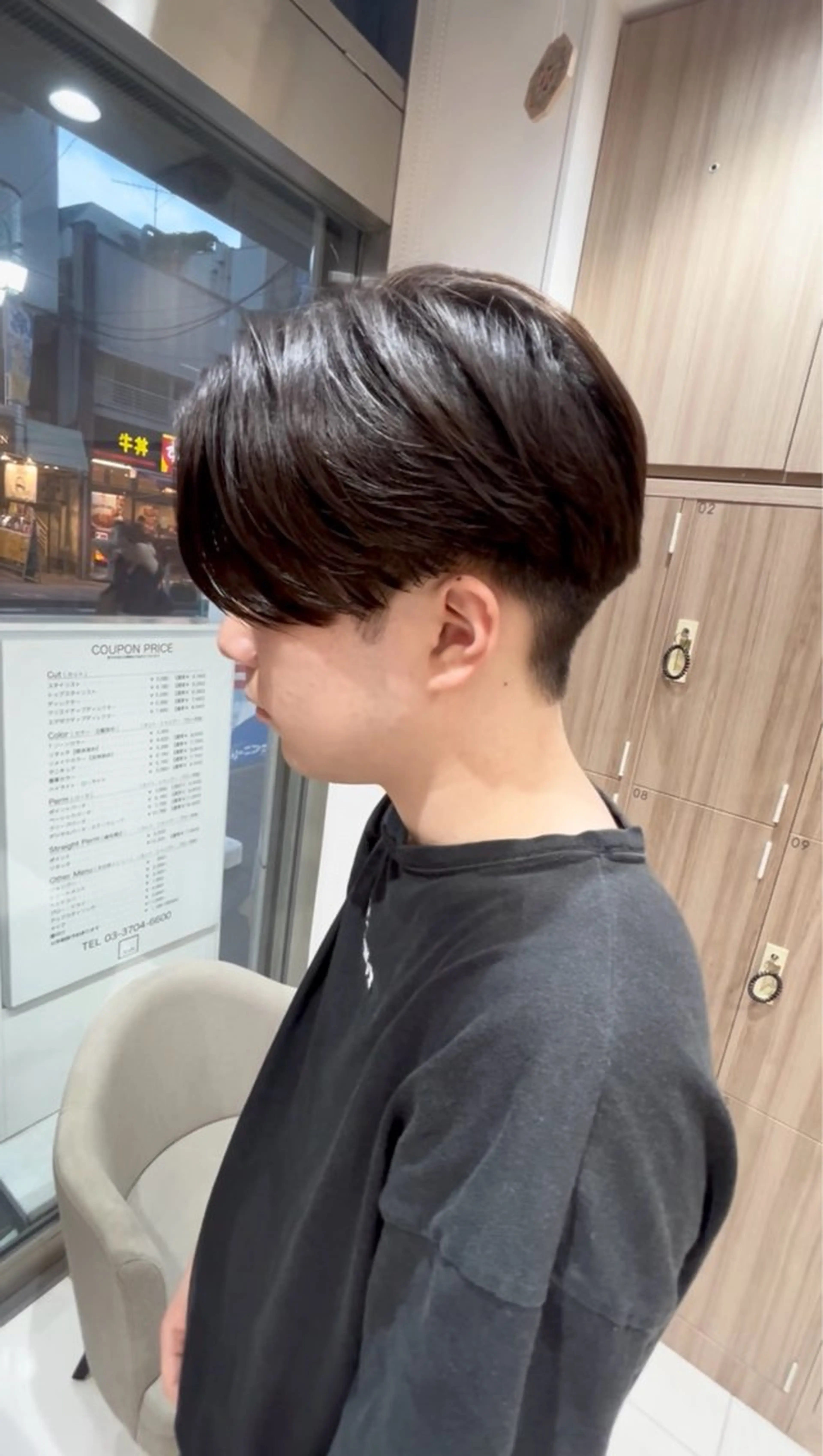 パーマ メンズ 縮毛矯正 毛流れ/メンズパーマ kanata/溝の口のヘアスタイル