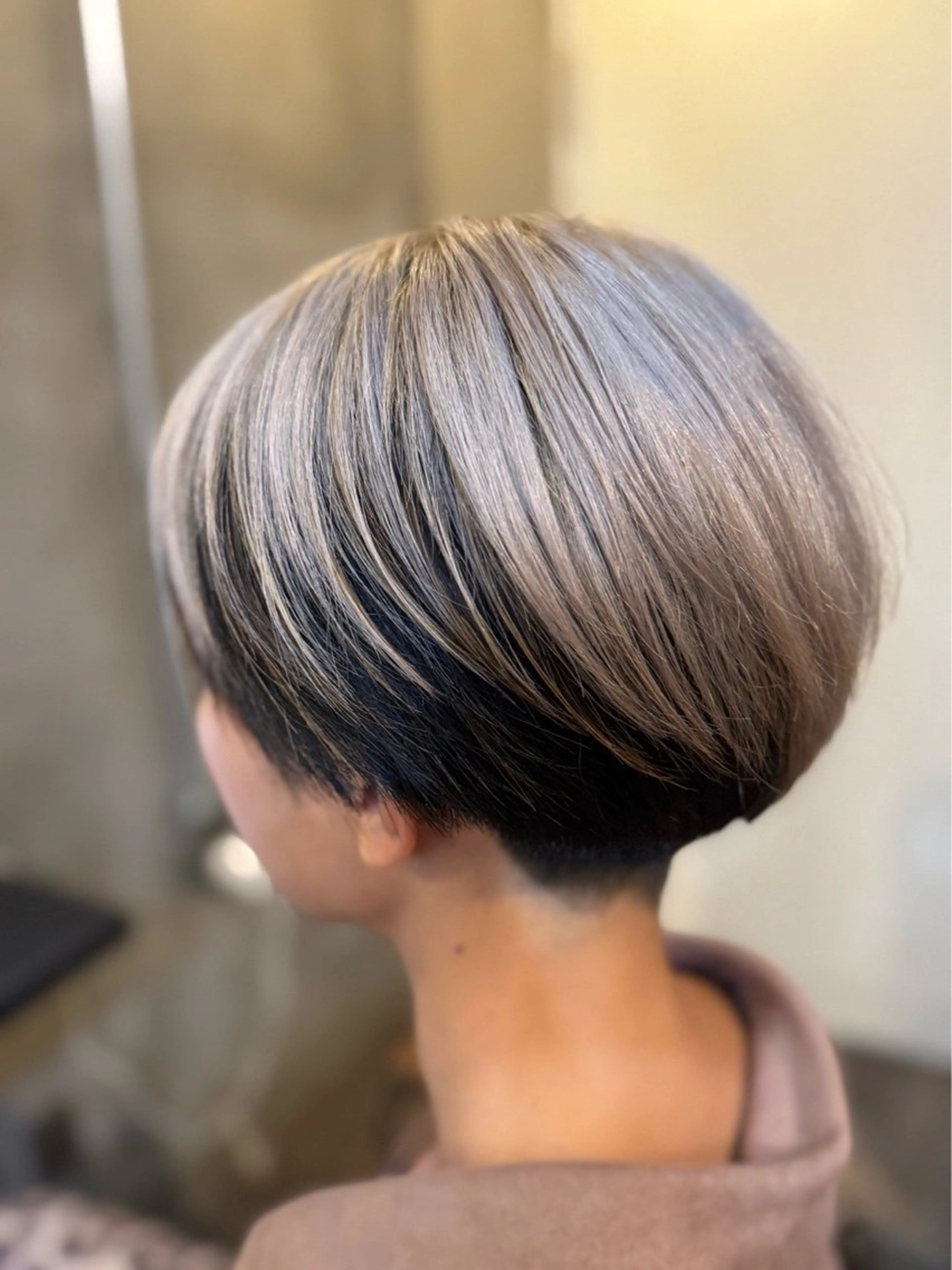 ショート ショートヘア カット 🫧小顔ショート 🫧𝑳𝒖𝒏𝒂のヘアスタイル