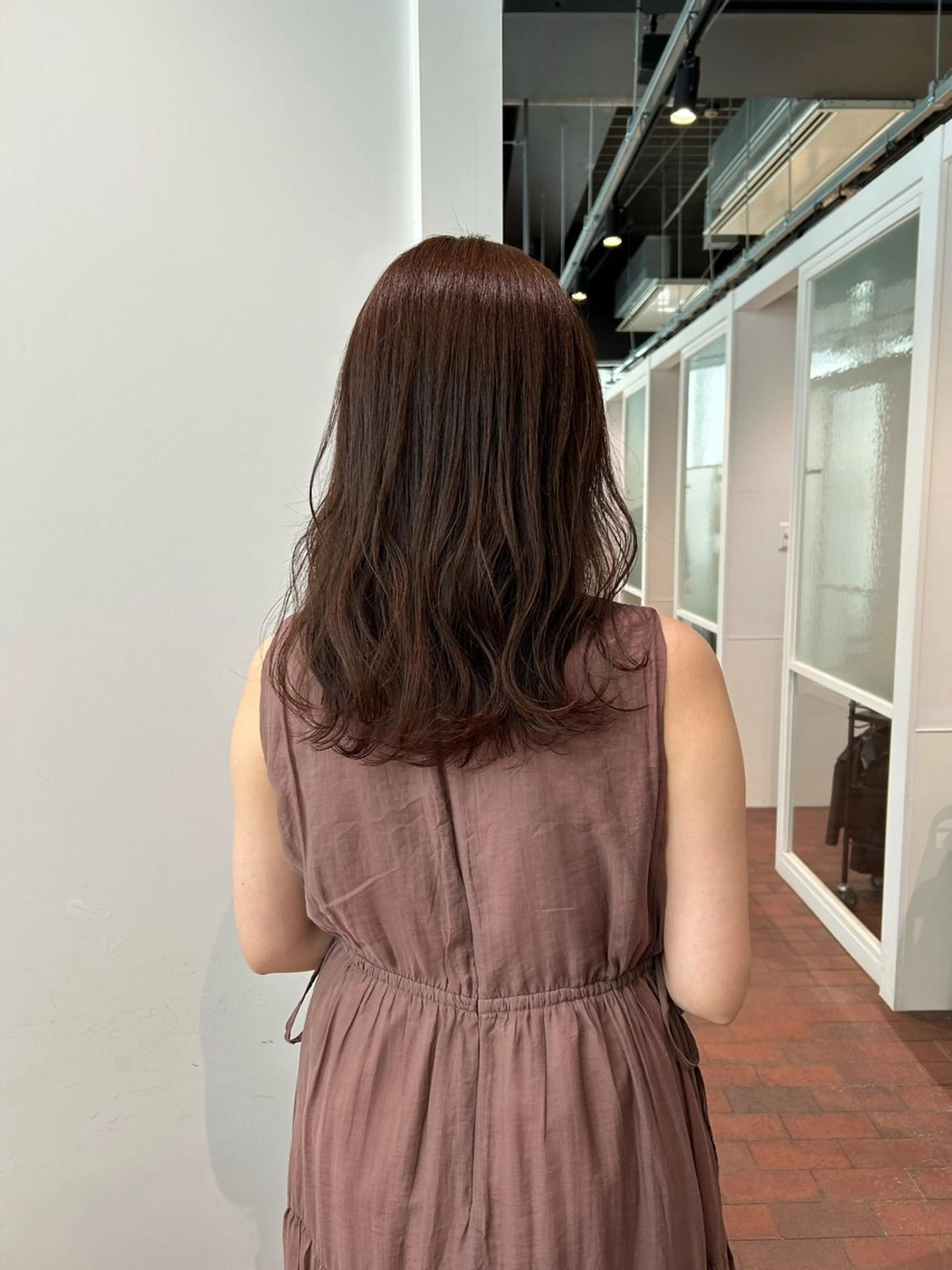 セミロング カラー gotoday　shaire　saron所属・miu. ボブ/透け感カラーのヘアスタイル