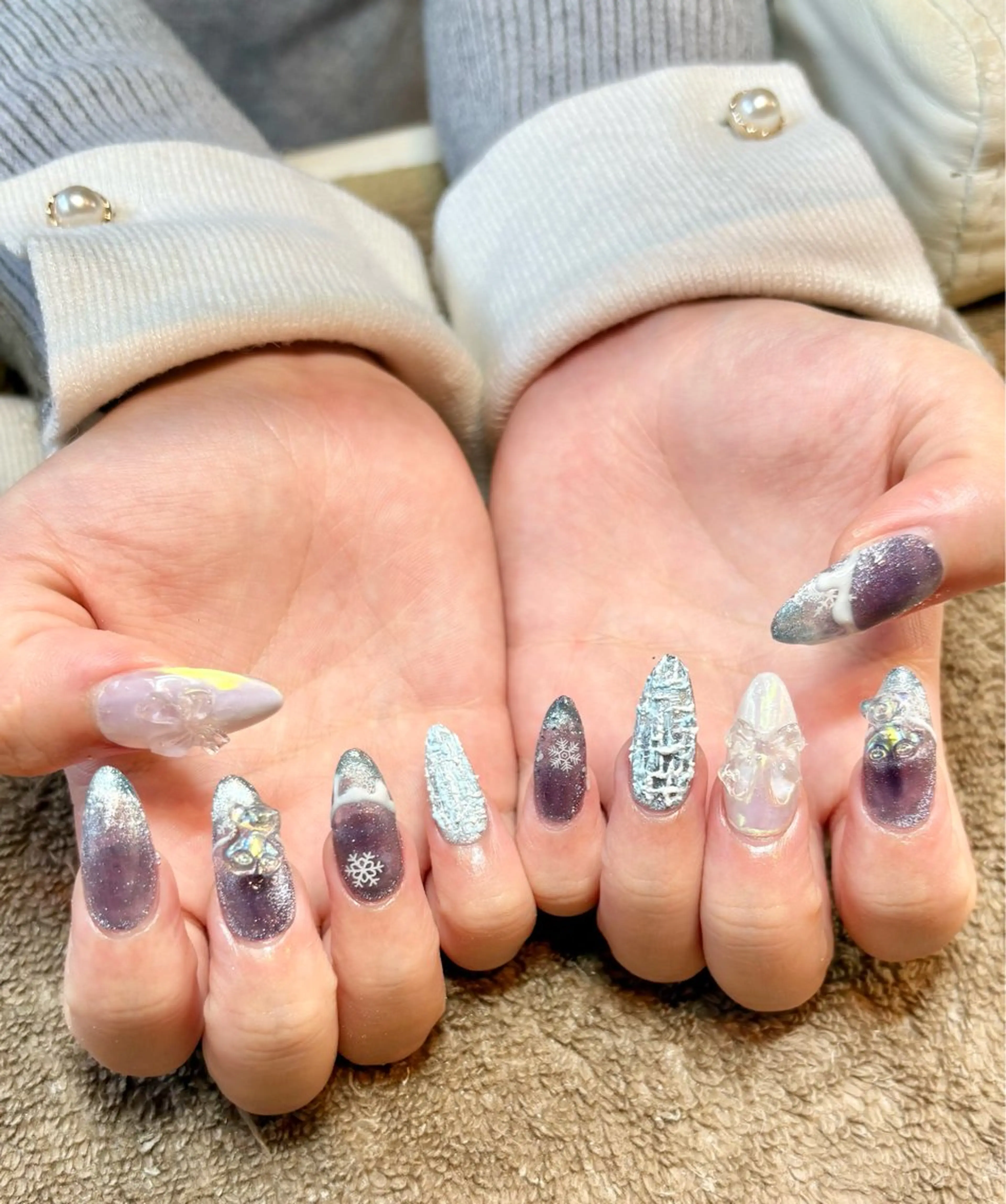 ネイル ハンドネイル フットネイル jspinky rioのネイルデザイン