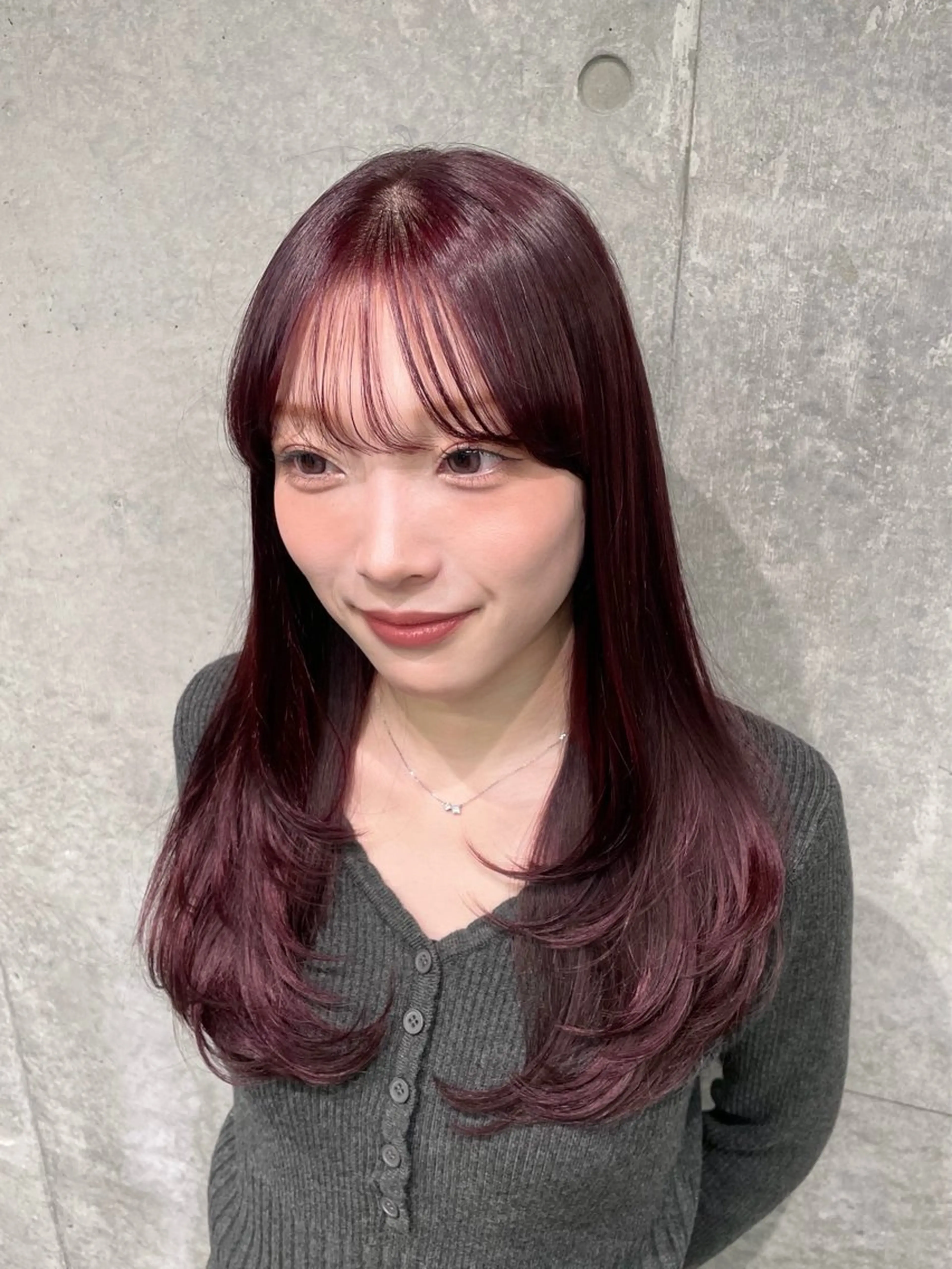 ロング カラー カット ヘアカラー トリートメント clam. yuu🦩のヘアスタイル